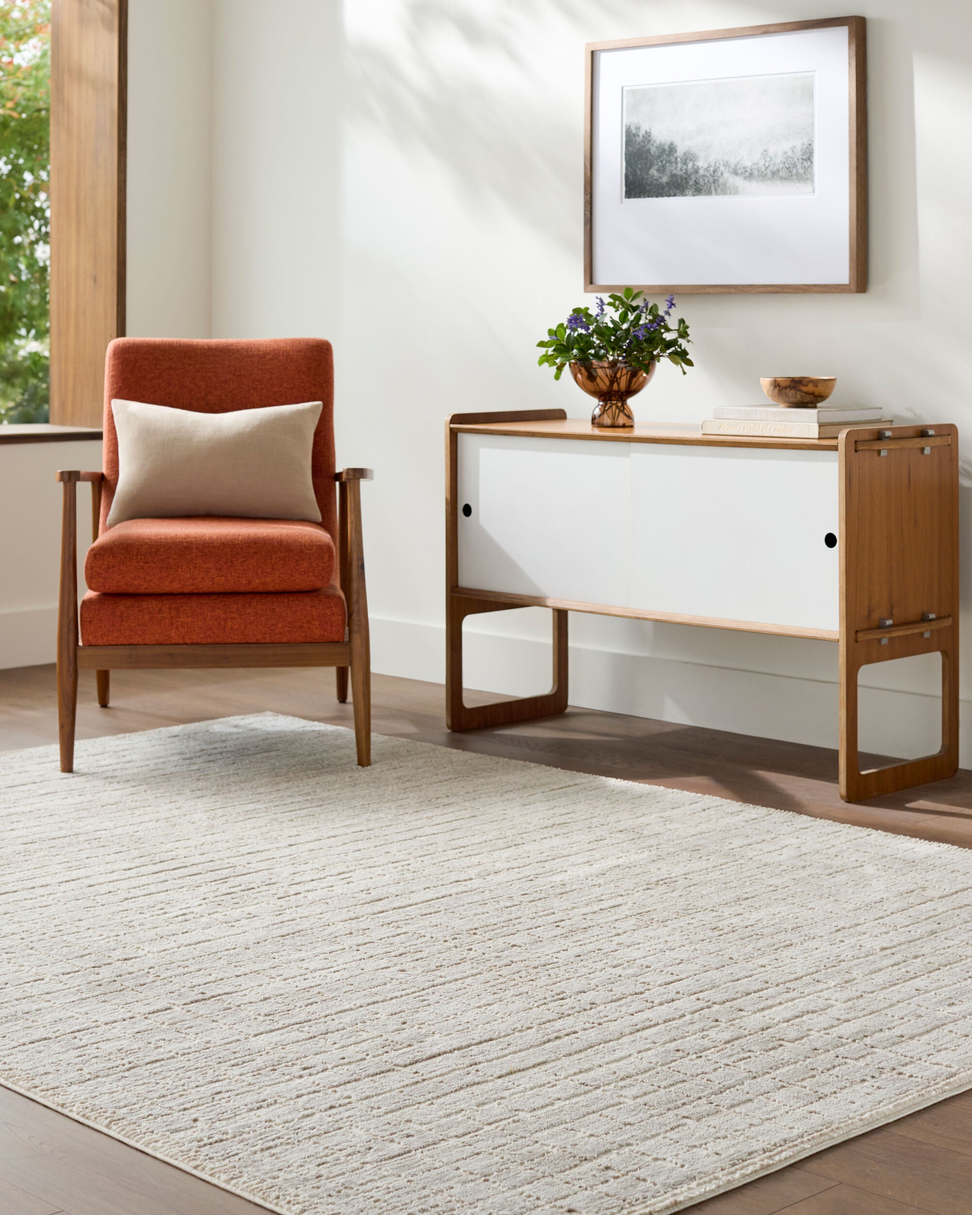 Surya Alder ALD-2322 Cream Machine Washable Area Rug by LIVABLISS