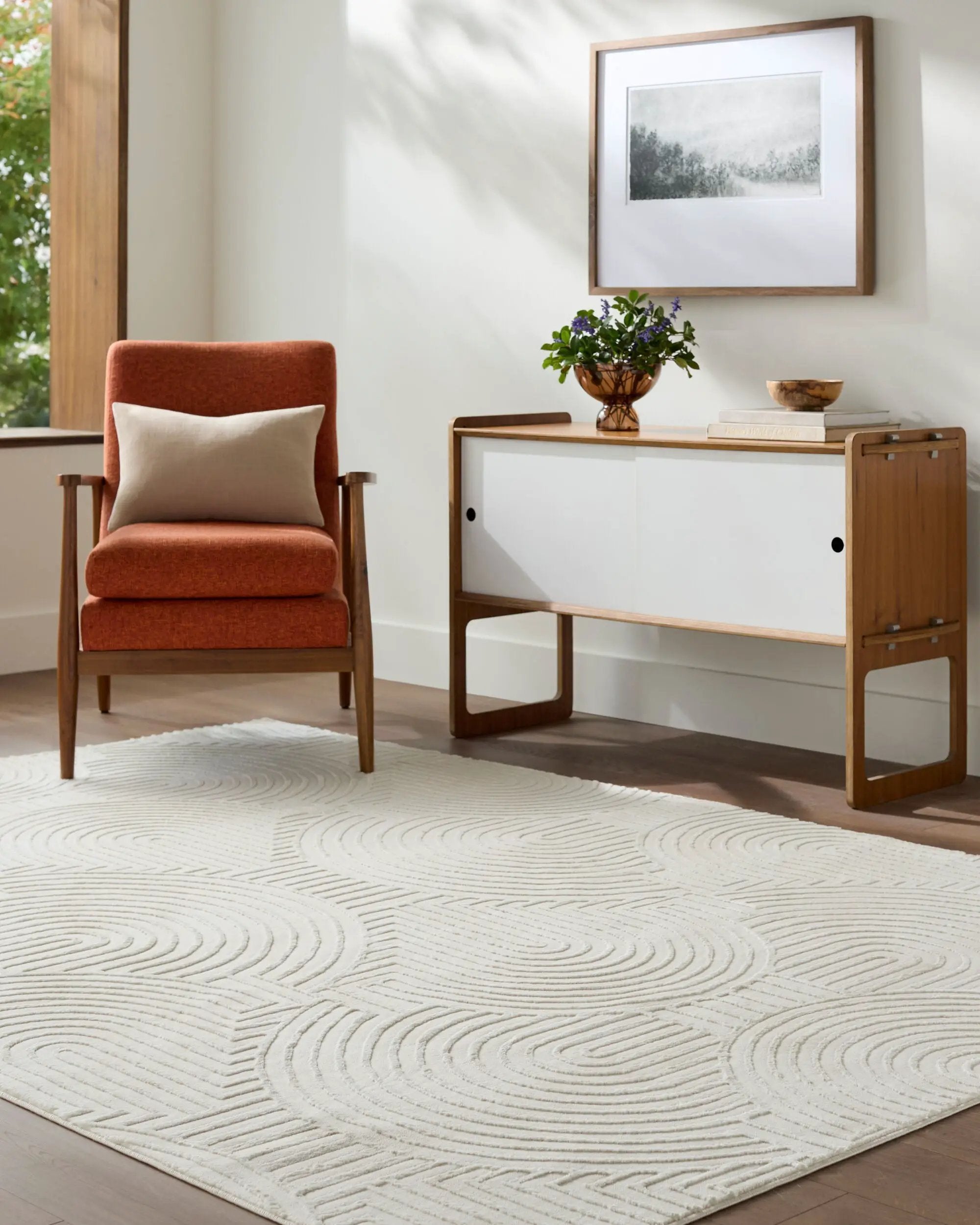 Alder ALD-2323 Cream Area Rug by LIVABLISS