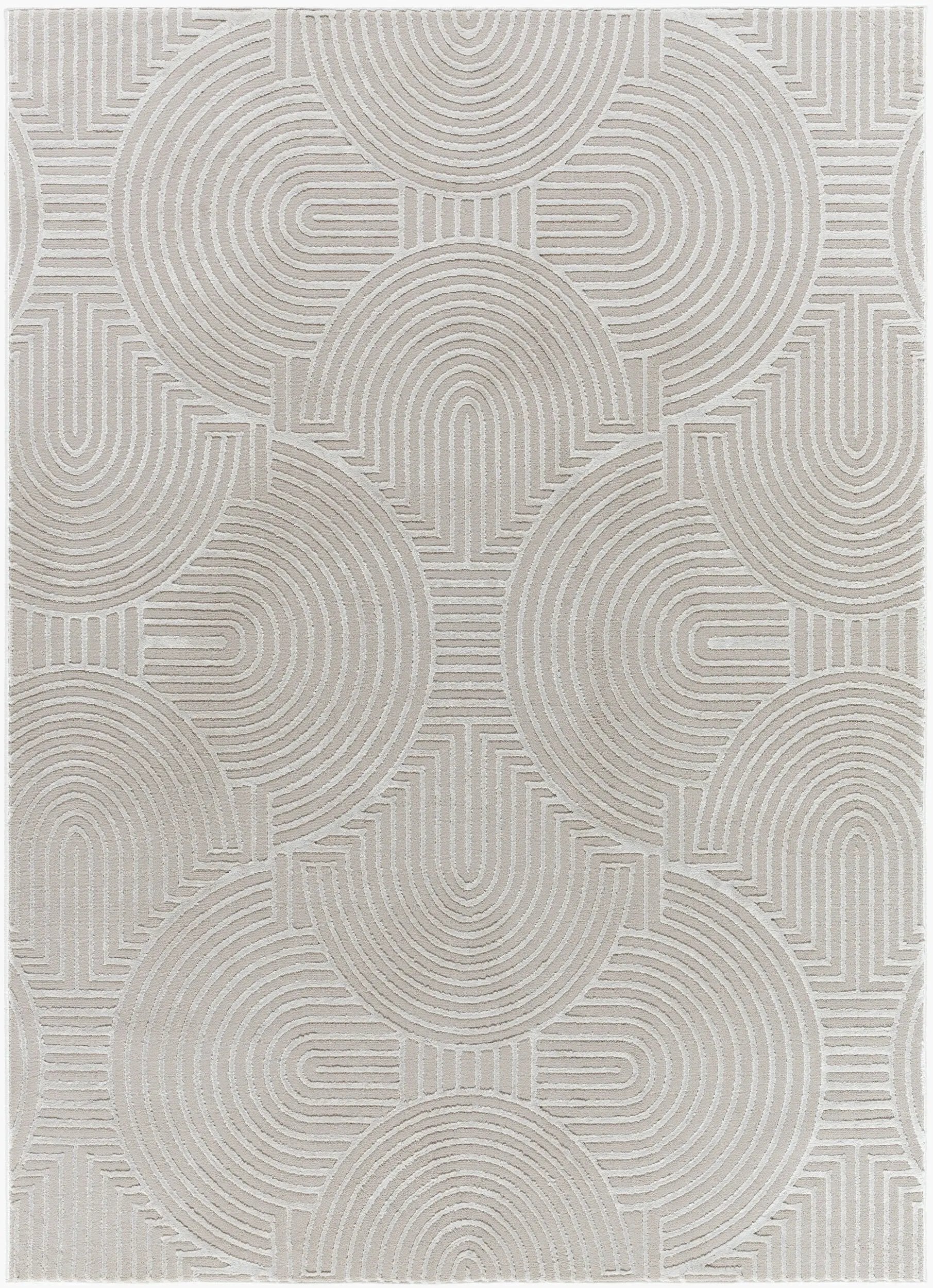 Alder ALD-2324 Taupe Area Rug by LIVABLISS