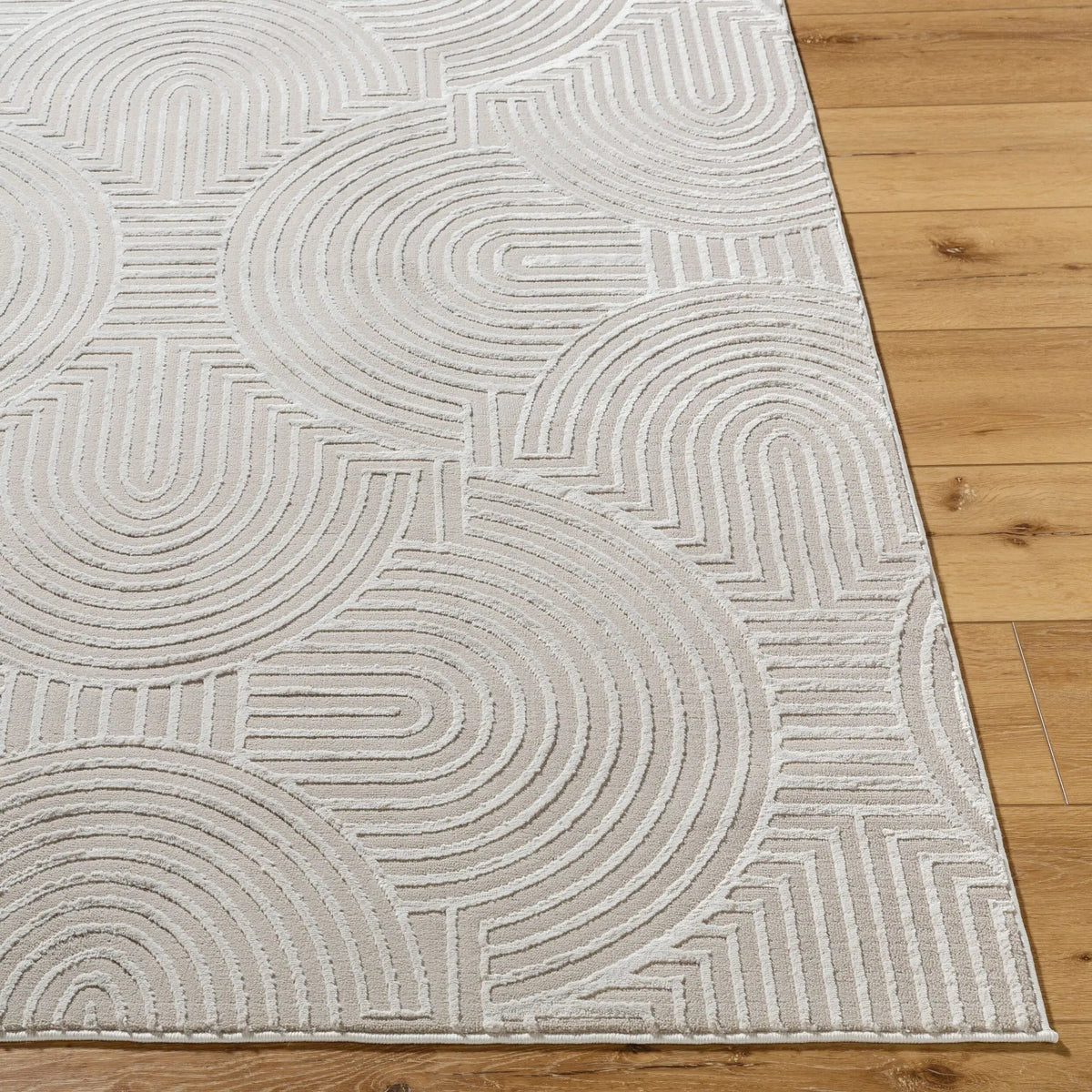 Alder ALD-2324 Taupe Area Rug by LIVABLISS