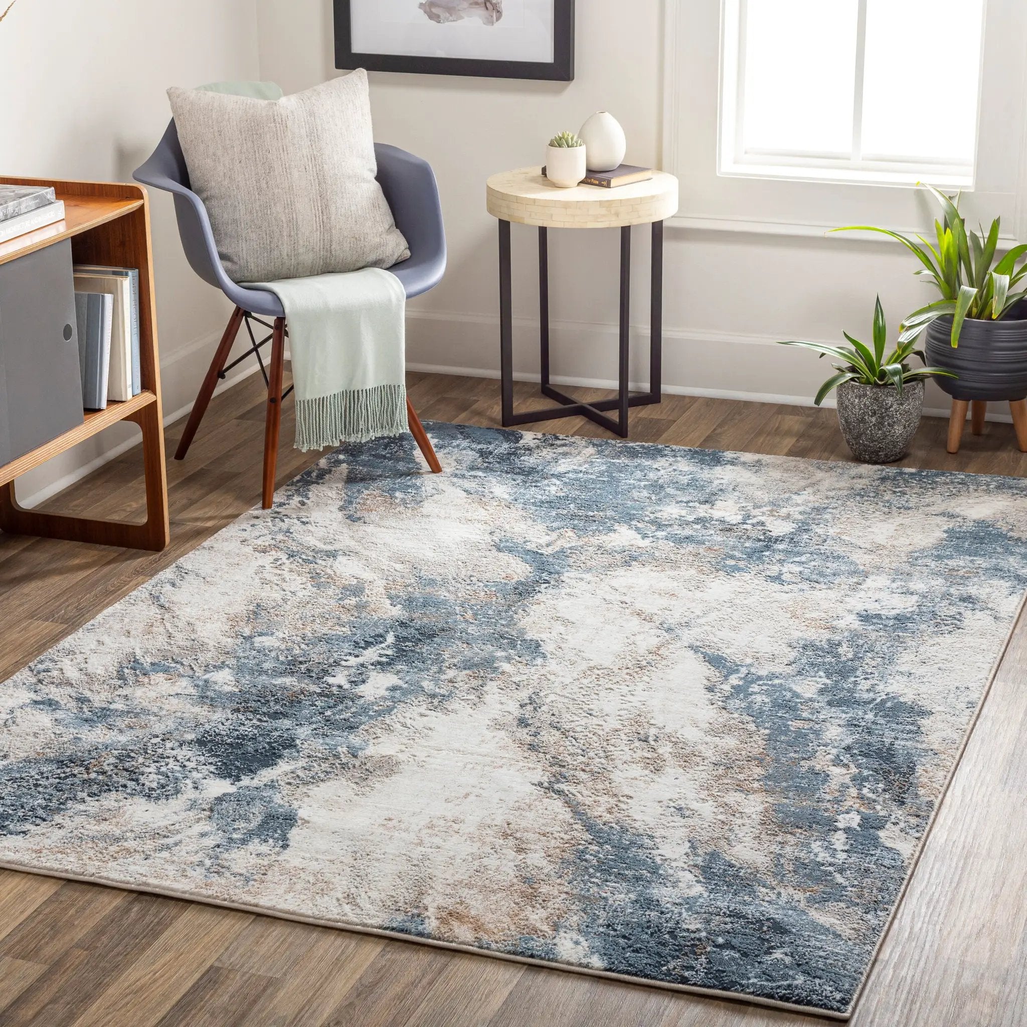 Allegro ALG-2338 Ivory Area Rug by LIVABLISS