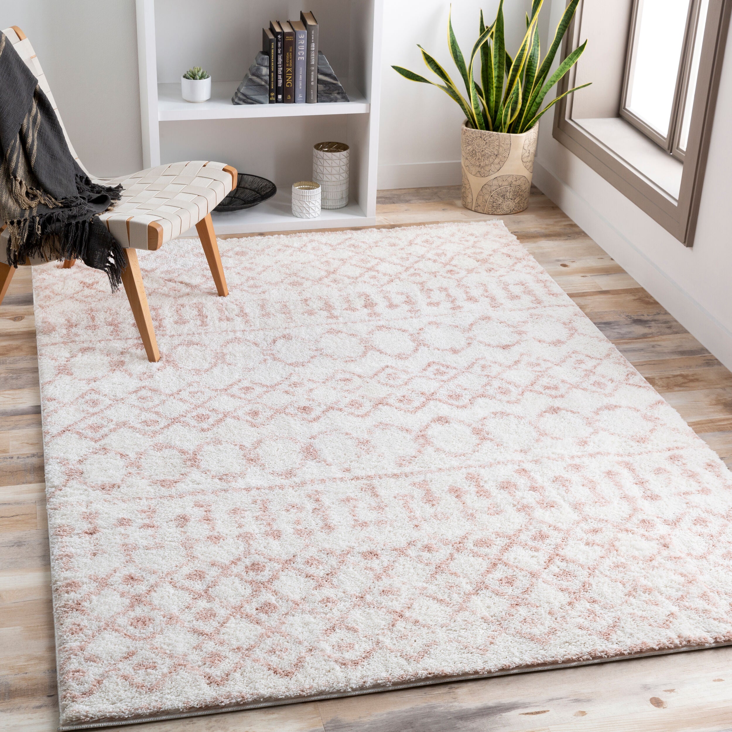 Livabliss Aliyah Shag ALH-2301 Cream Area Rug