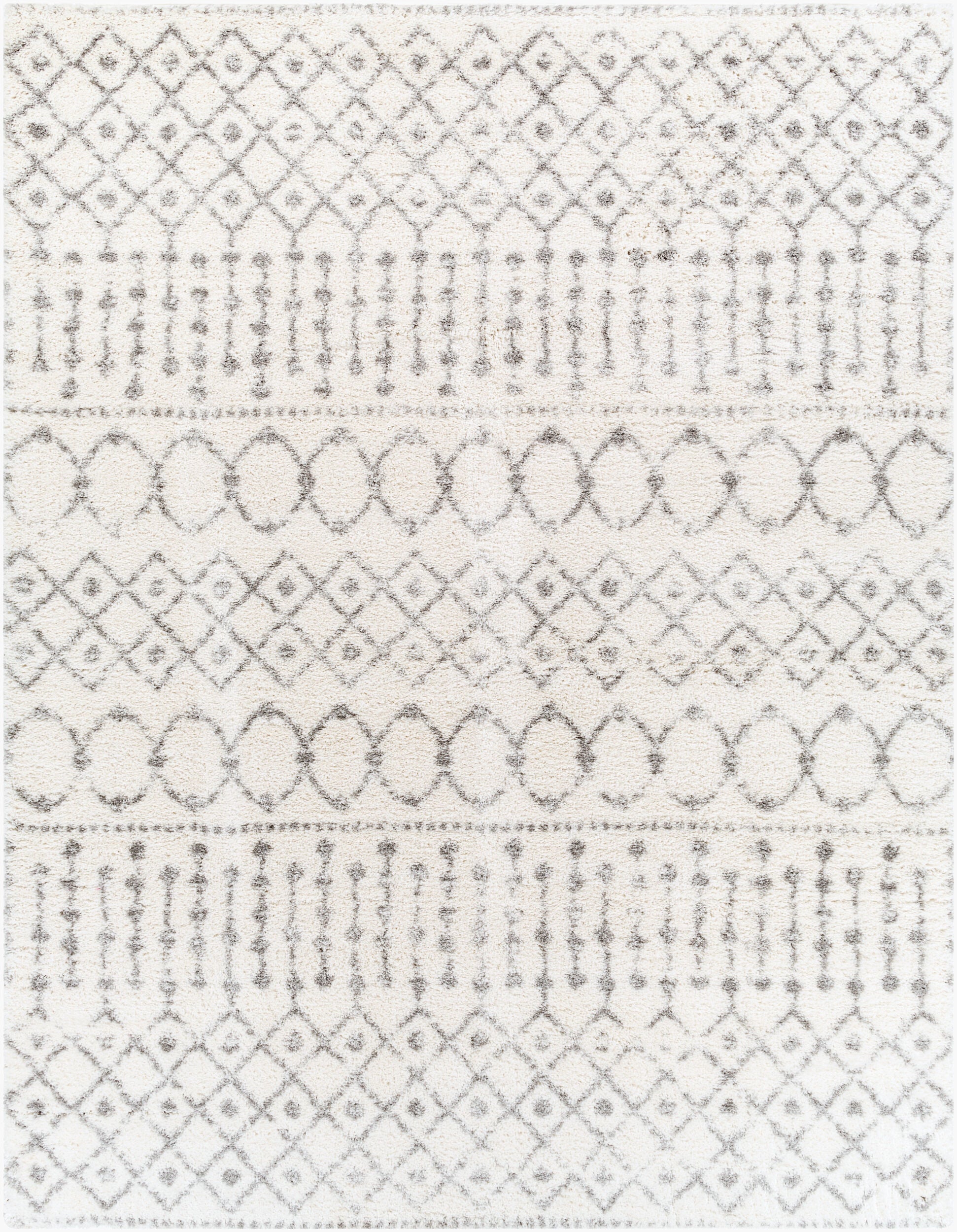 Livabliss Aliyah Shag ALH-2302 Off-White Area Rug