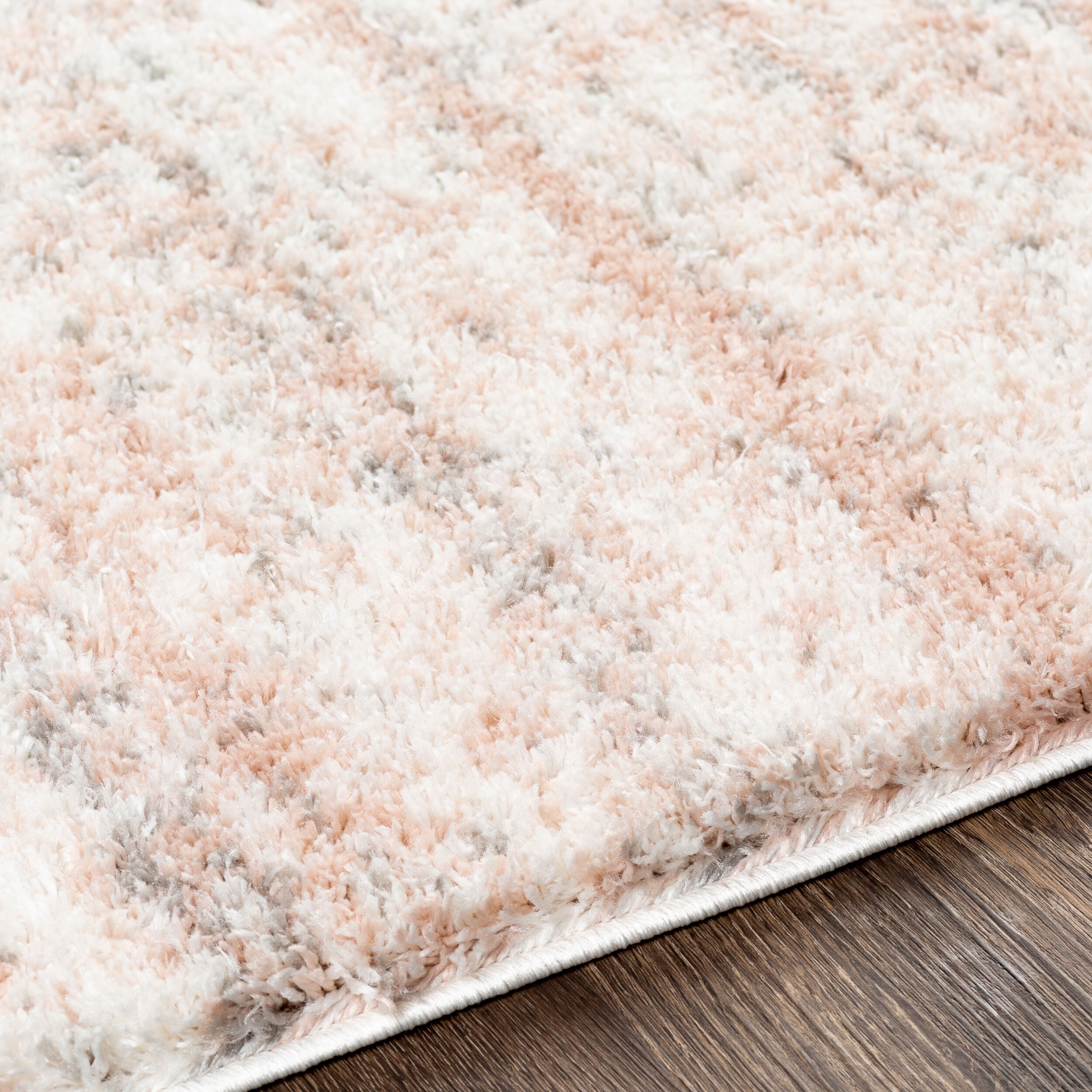 Surya Aliyah Shag ALH-2305 Pink Area Rug by LIVABLISS