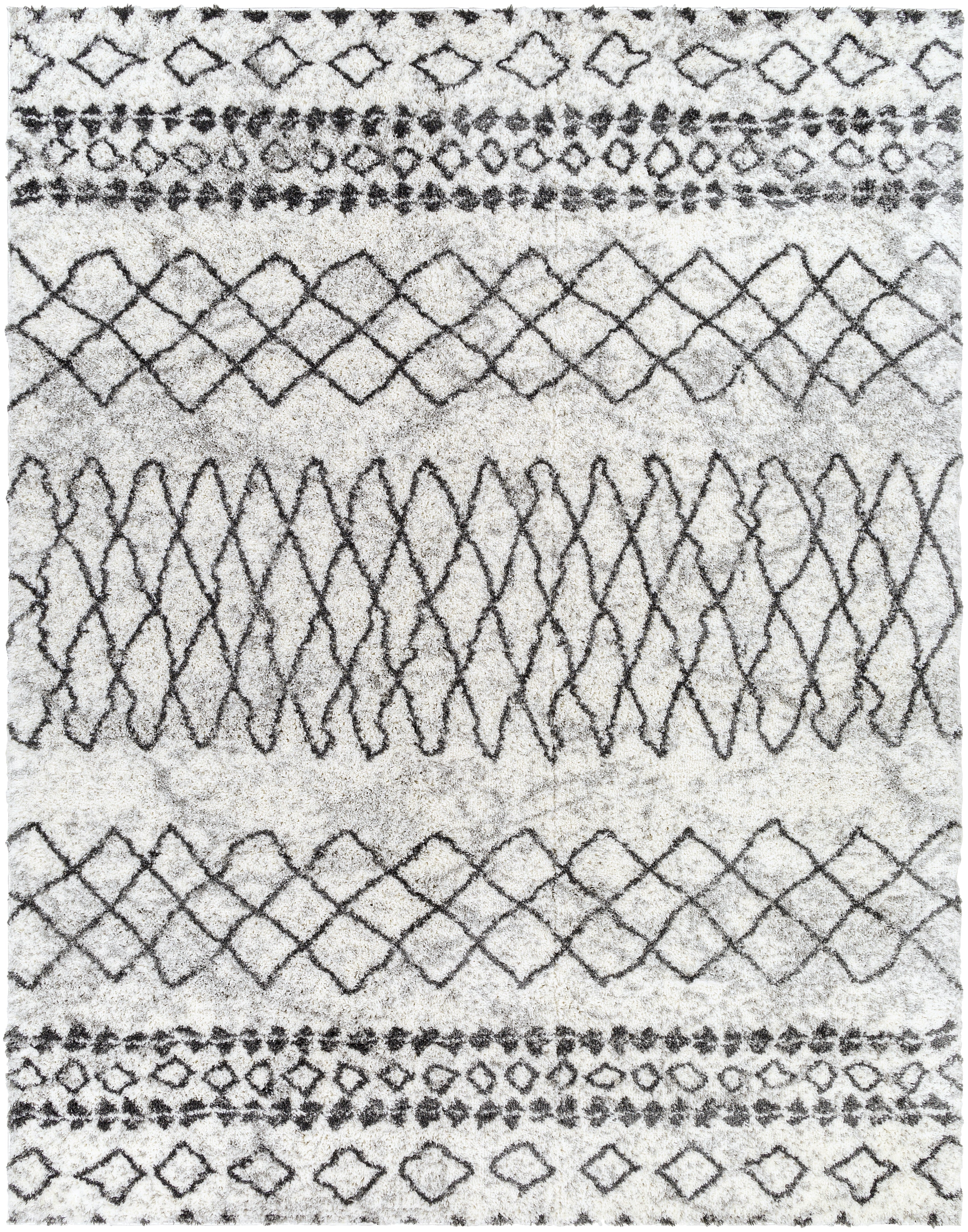 Surya Aliyah Shag ALH-2311 Gray Area Rug by LIVABLISS