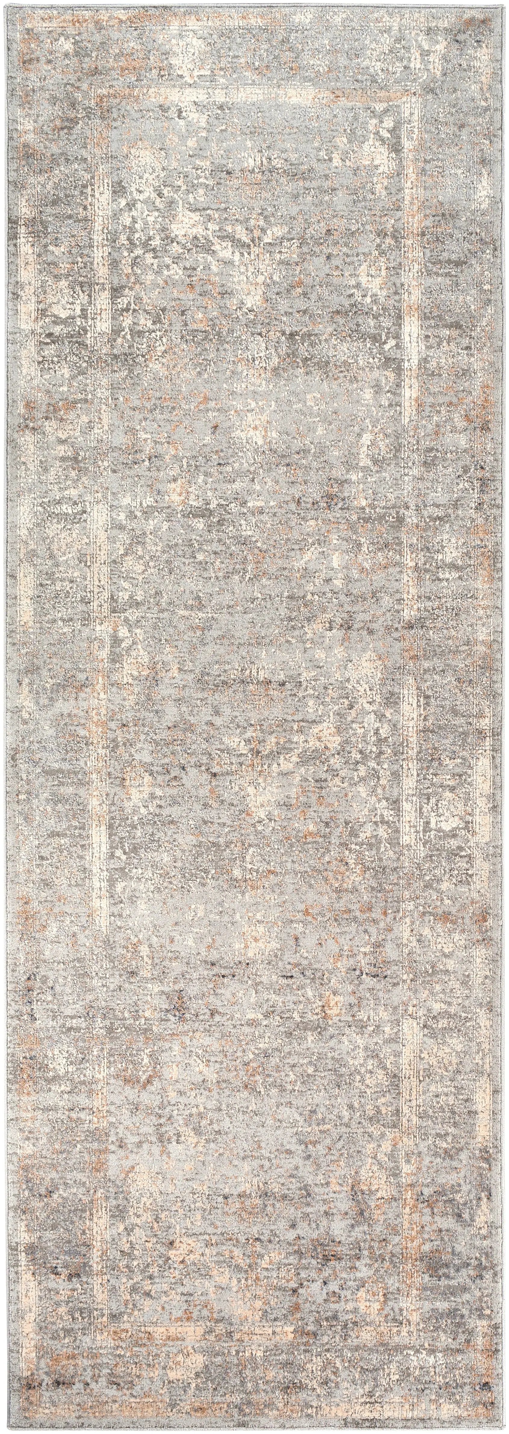 Alpine ALP-2307 Light-Gray Area Rug by LIVABLISS