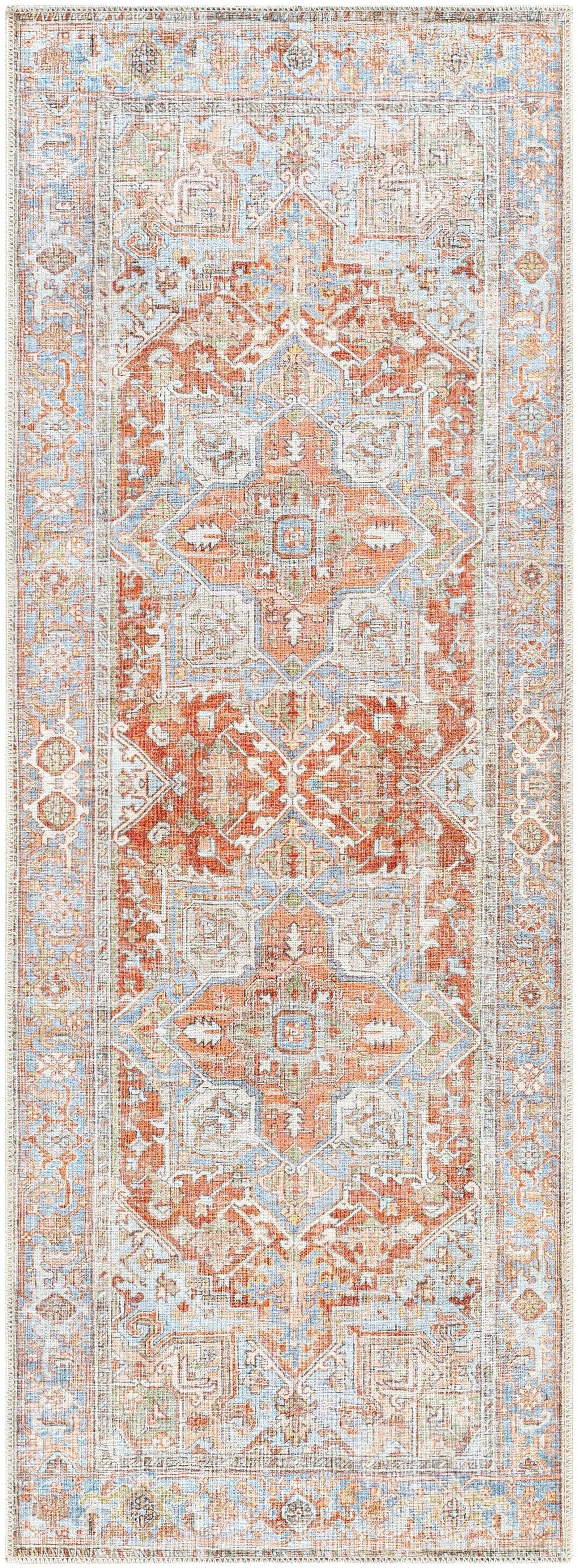 Alanya ALY-2305 Brown Area Rug by LIVABLISS