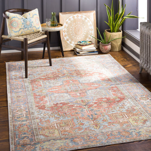 Surya Alanya ALY-2305 Brown Machine Washable Area Rug by LIVABLISS