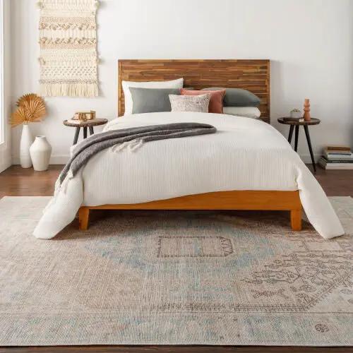 Surya Alanya ALY-2306 Beige Machine Washable Area Rug by LIVABLISS