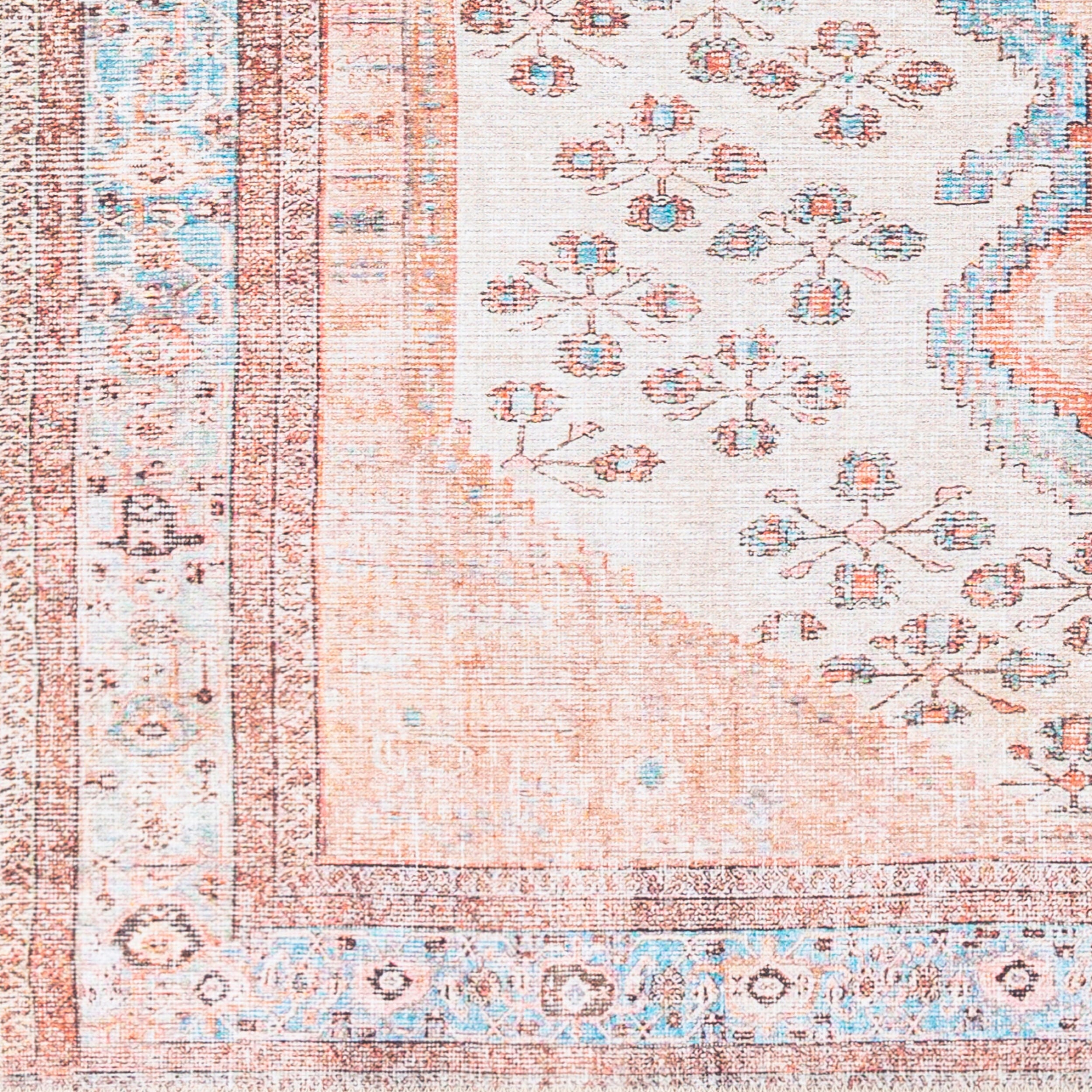 Surya Amelie AML-2326 Pink Machine Washable Area Rug by LIVABLISS