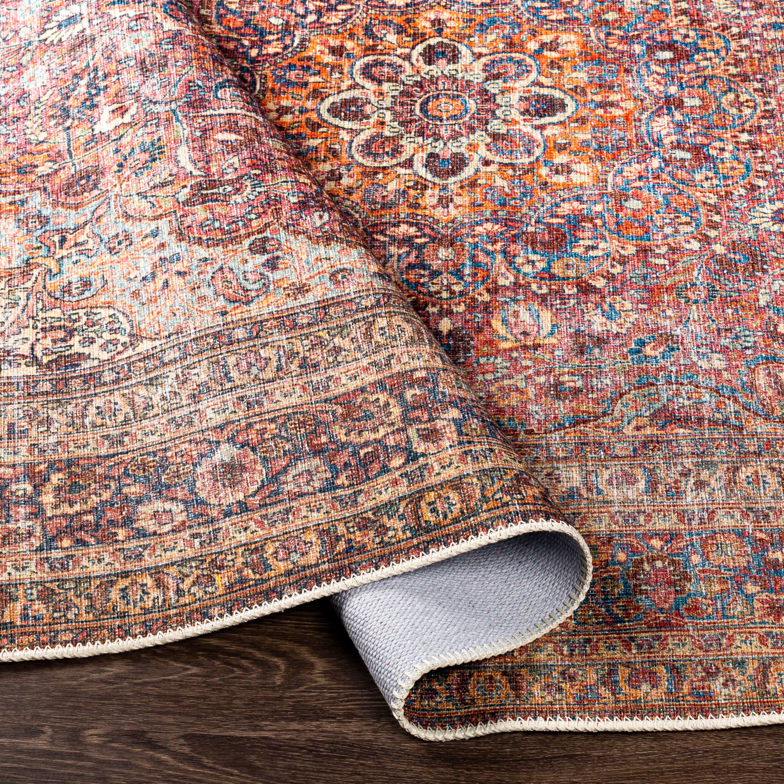 Amelie AML-2331 Burnt-Orange Area Rug