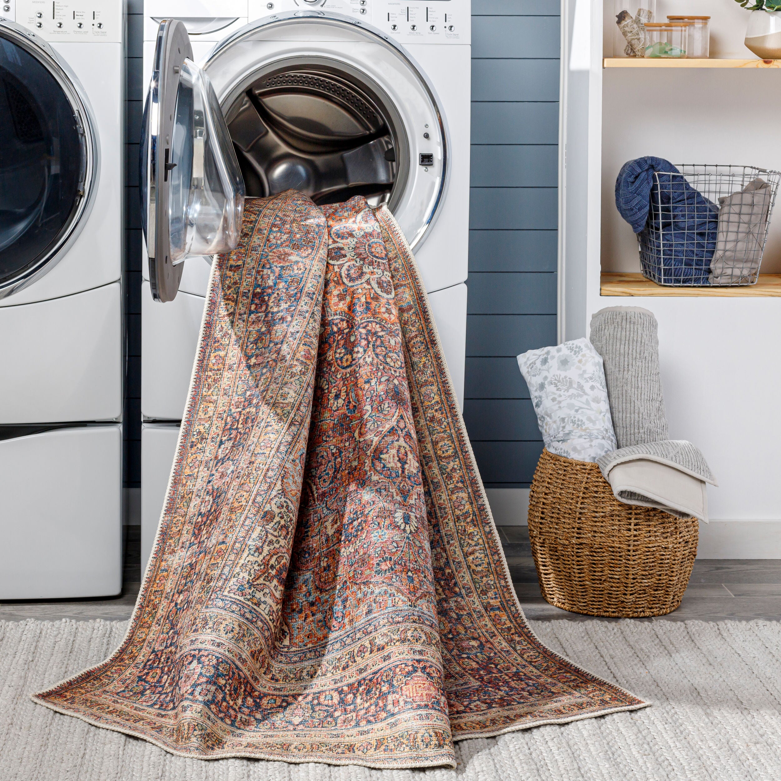 Amelie AML-2331 Burnt-Orange Area Rug