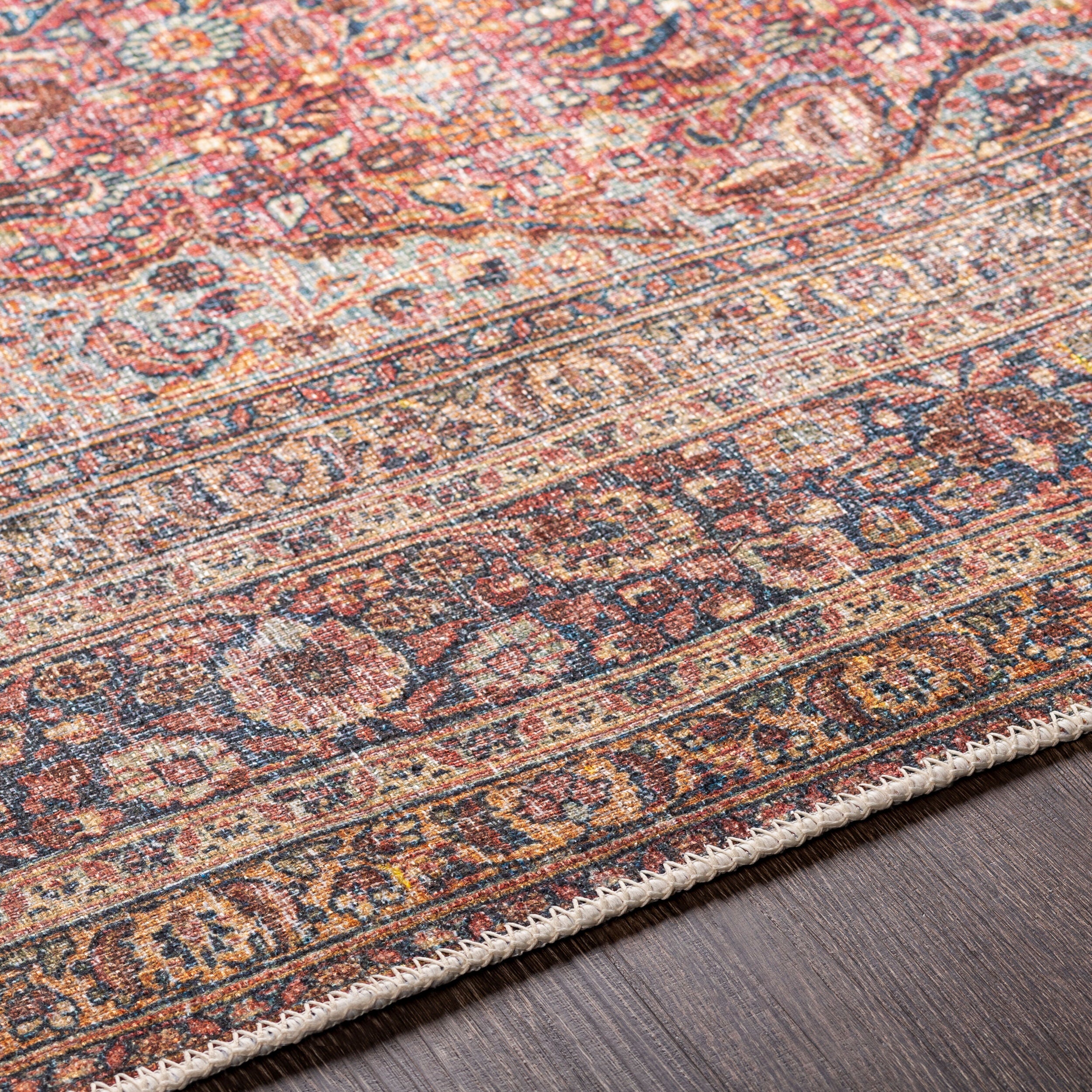 Amelie AML-2331 Burnt-Orange Area Rug