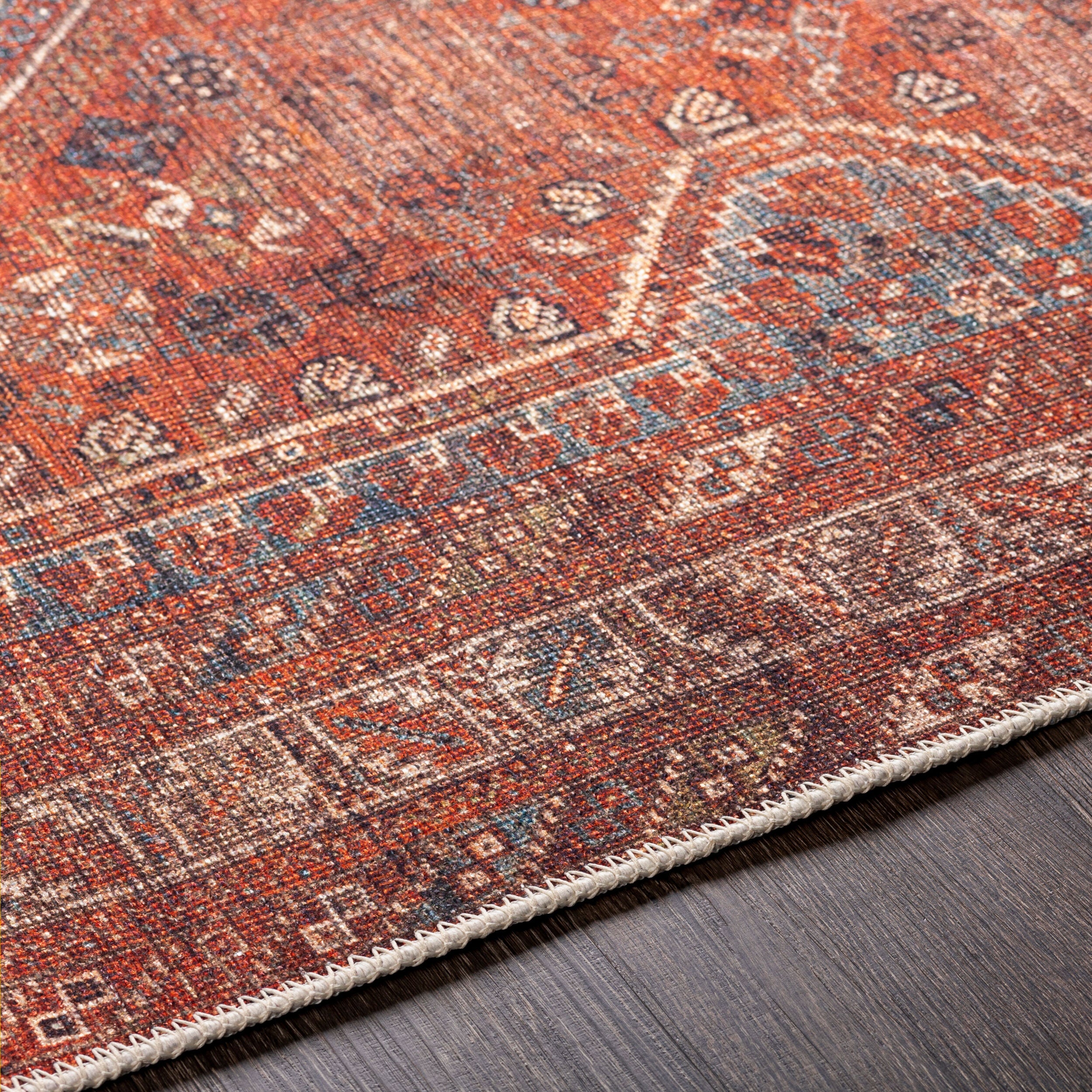 Amelie AML-2341 Rust Area Rug
