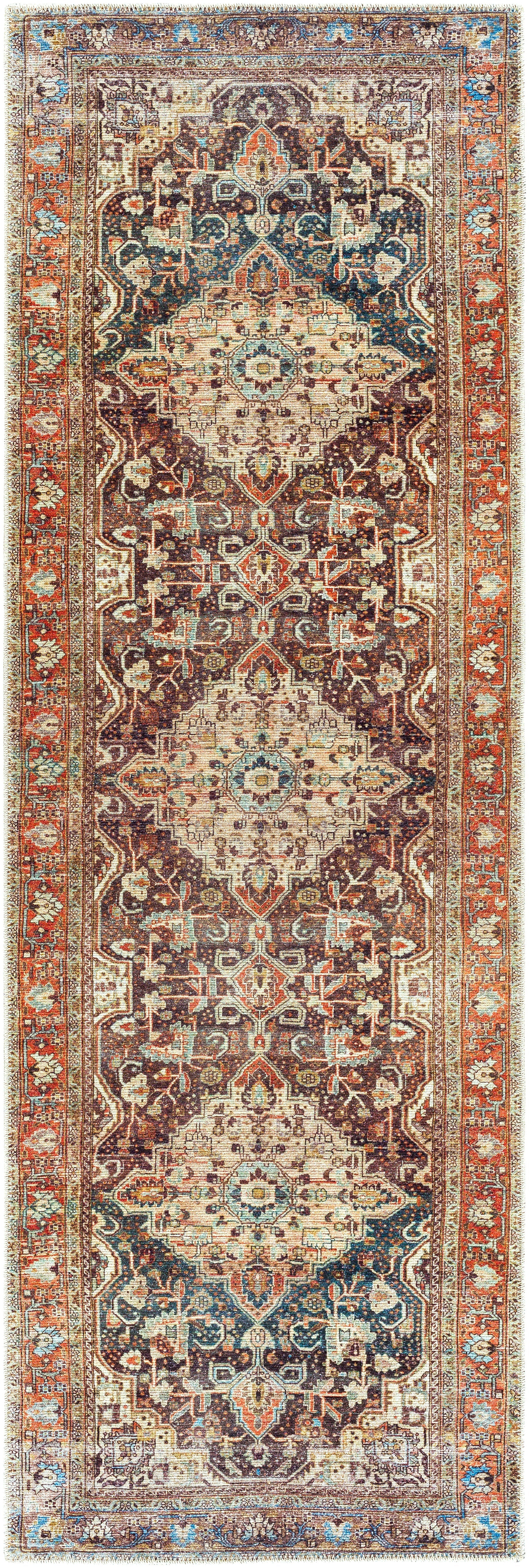 Surya Amelie AML-2343 Beige Machine Washable Area Rug by LIVABLISS