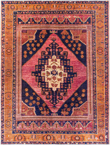 Surya Amelie AML-2347 Blue Machine Washable Area Rug by LIVABLISS