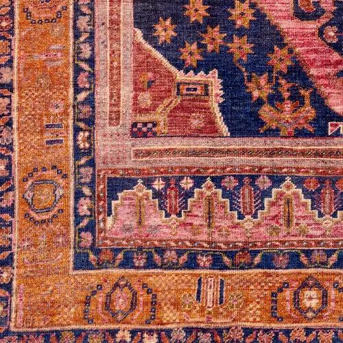 Amelie AML-2347 Dark Blue Area Rug by LIVABLISS