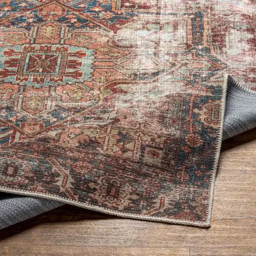 Amelie AML-2350 Burgundy Area Rug by LIVABLISS