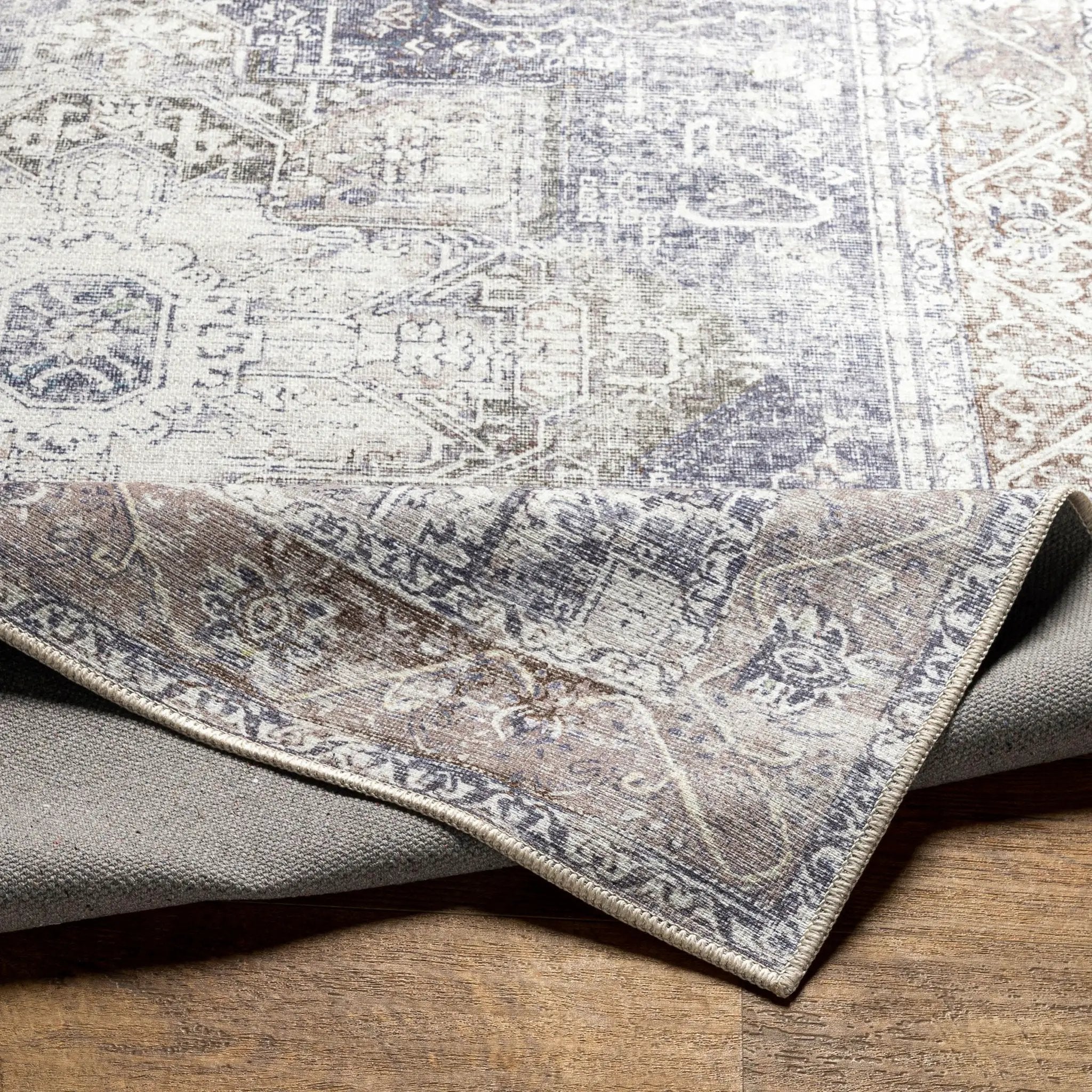 Amelie AML-2360 Ink-Blue Area Rug by LIVABLISS