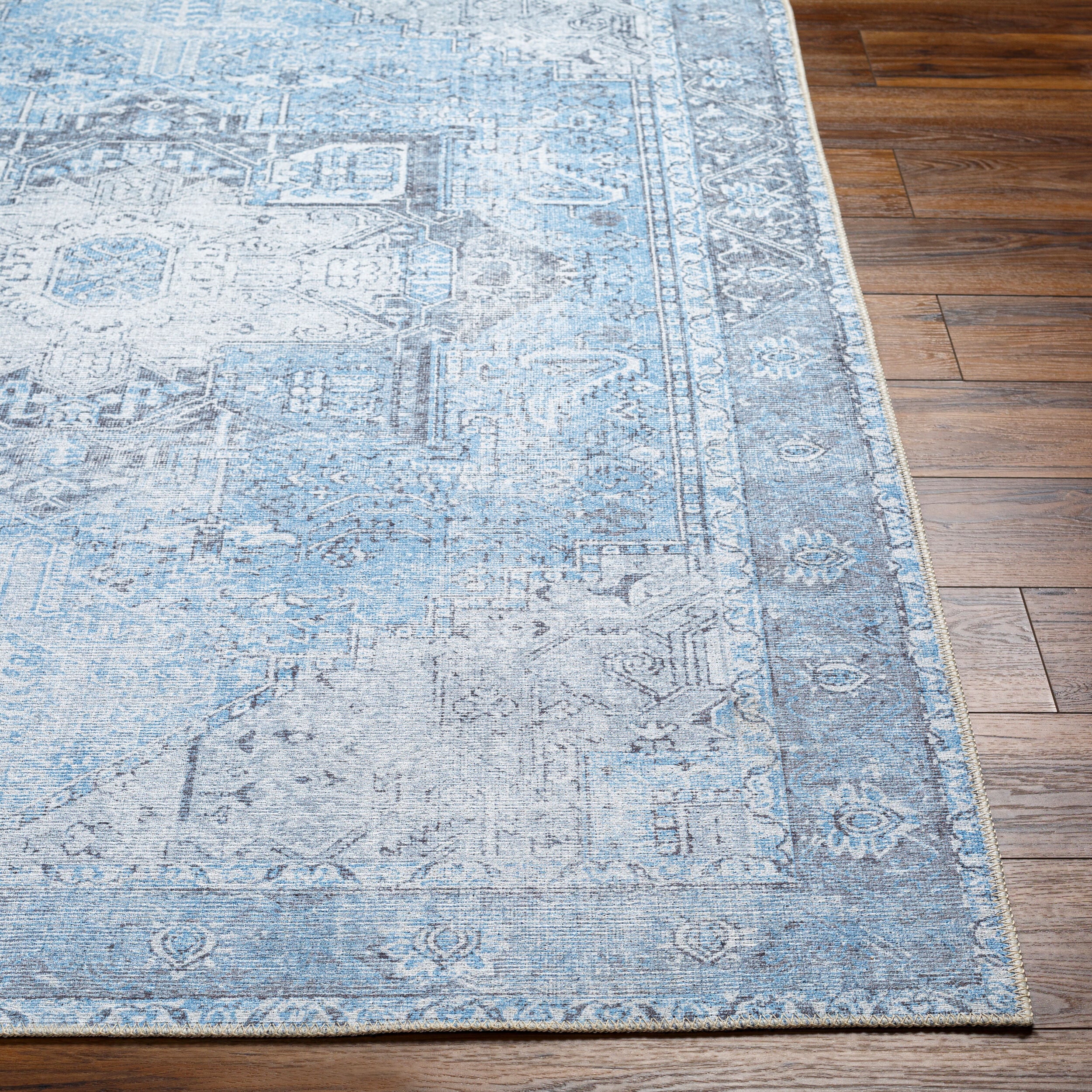 Amelie AML-2362 Light-Blue Area Rug