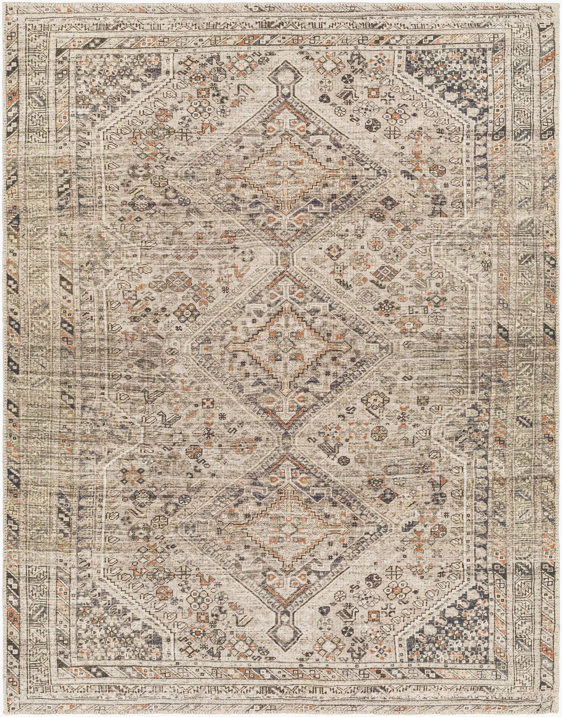 Amelie AML-2383 Light Brown Area Rug by LIVABLISS