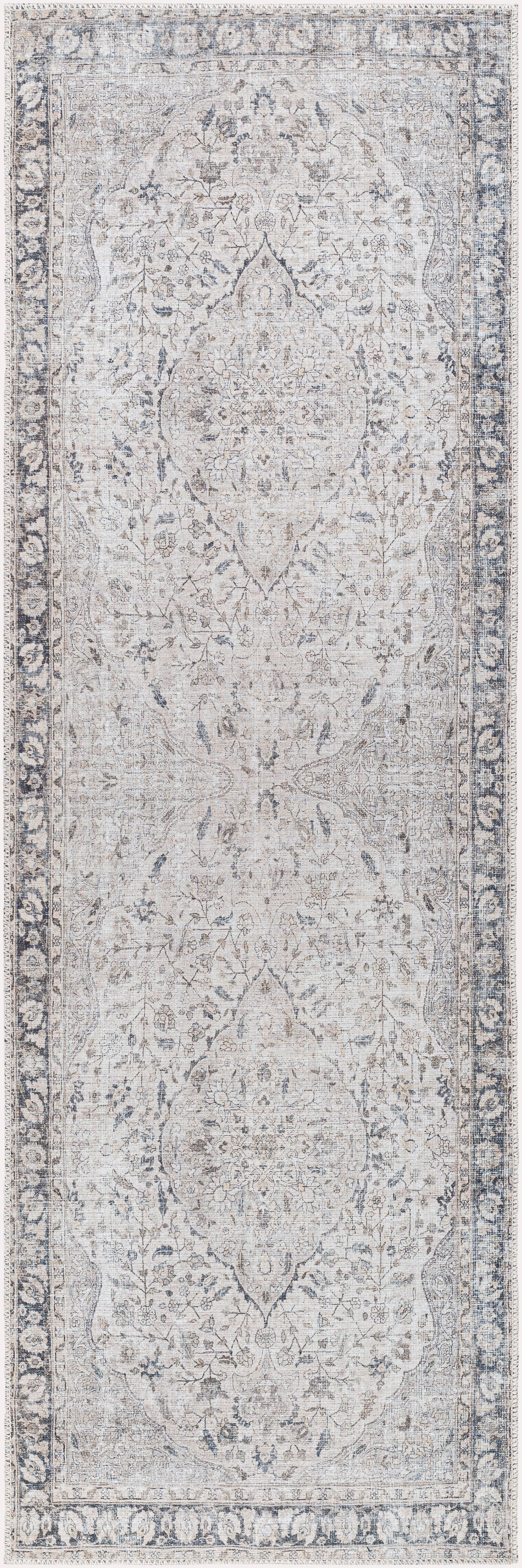 Surya Amelie AML-2385 Ivory Machine Washable Area Rug by LIVABLISS