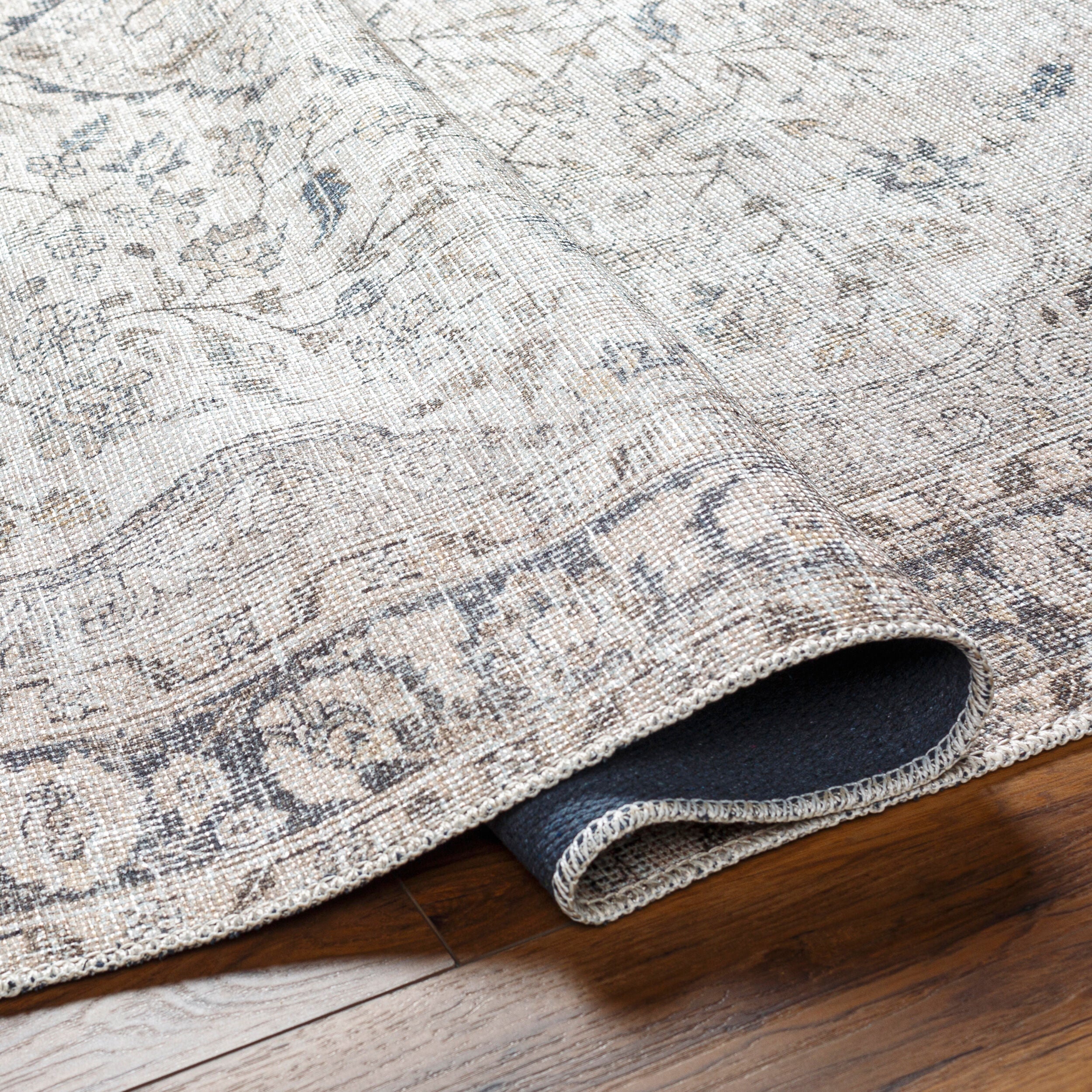 Surya Amelie AML-2385 Ivory Machine Washable Area Rug by LIVABLISS