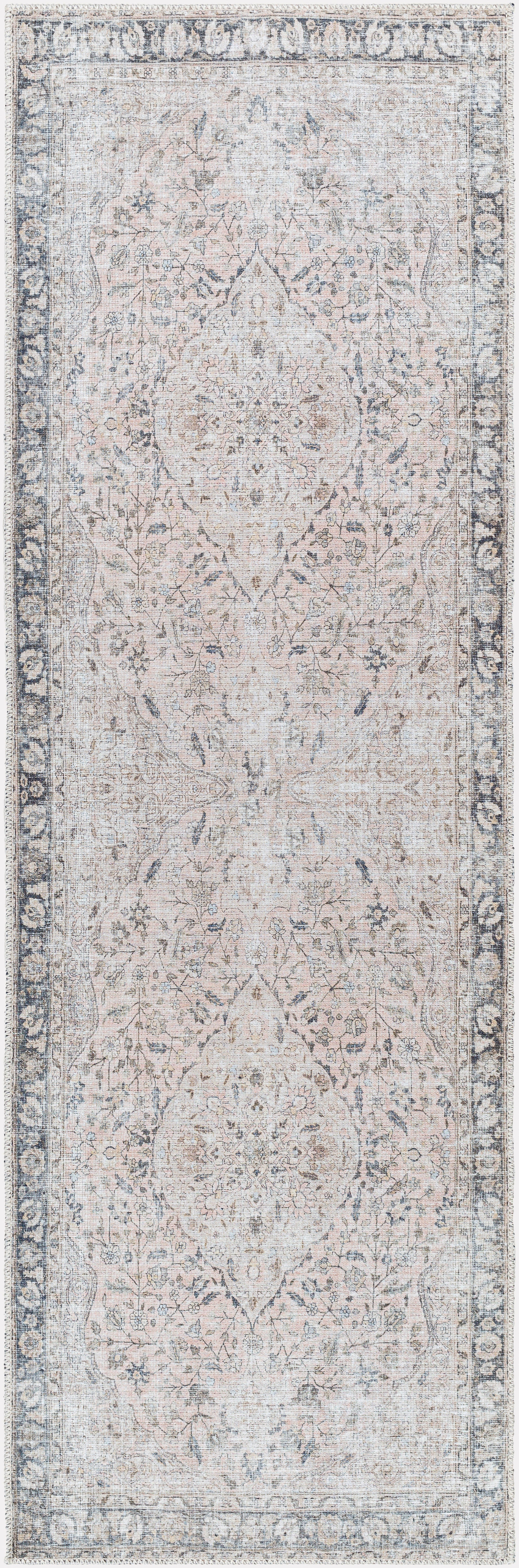 Becki Owens Amelie AML-2386 Blush Machine Washable Area Rug by LIVABLISS