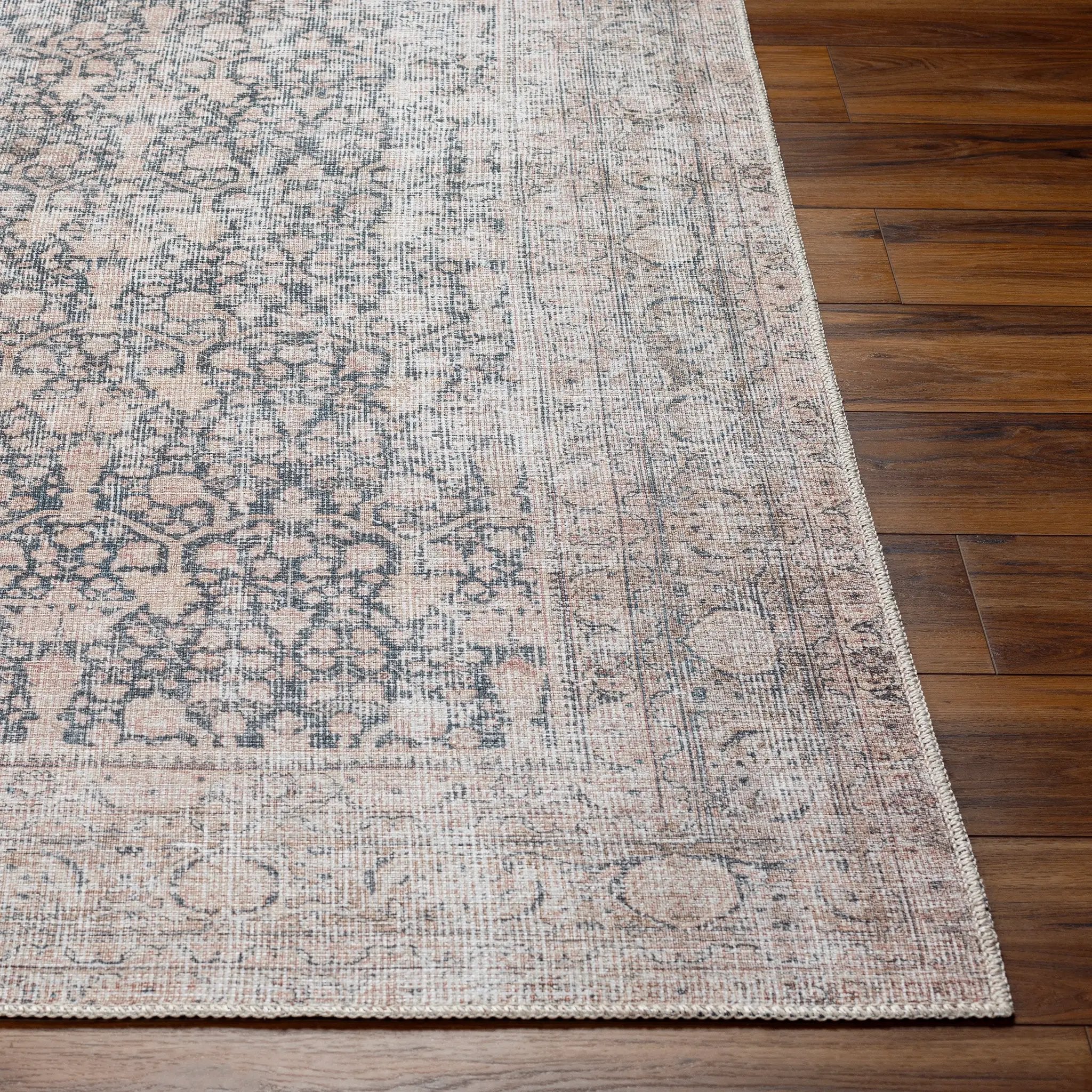 Amelie AML-2387 Black Area Rug by LIVABLISS