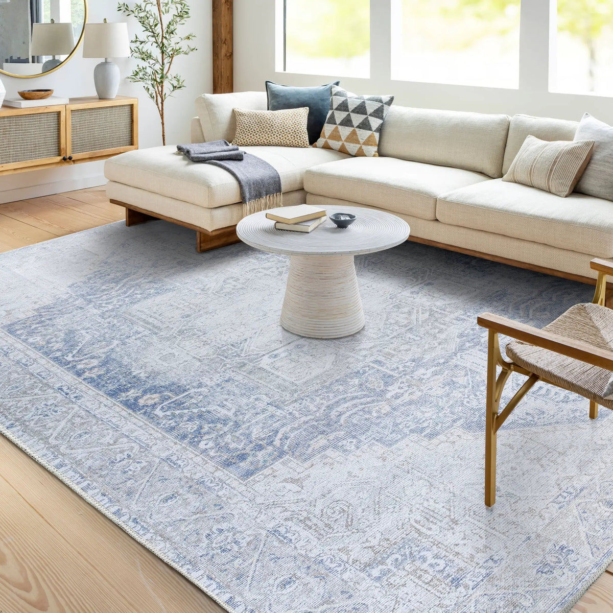 Livabliss x Becki Owens Amelie AML-2391 Powder-Blue Area Rug