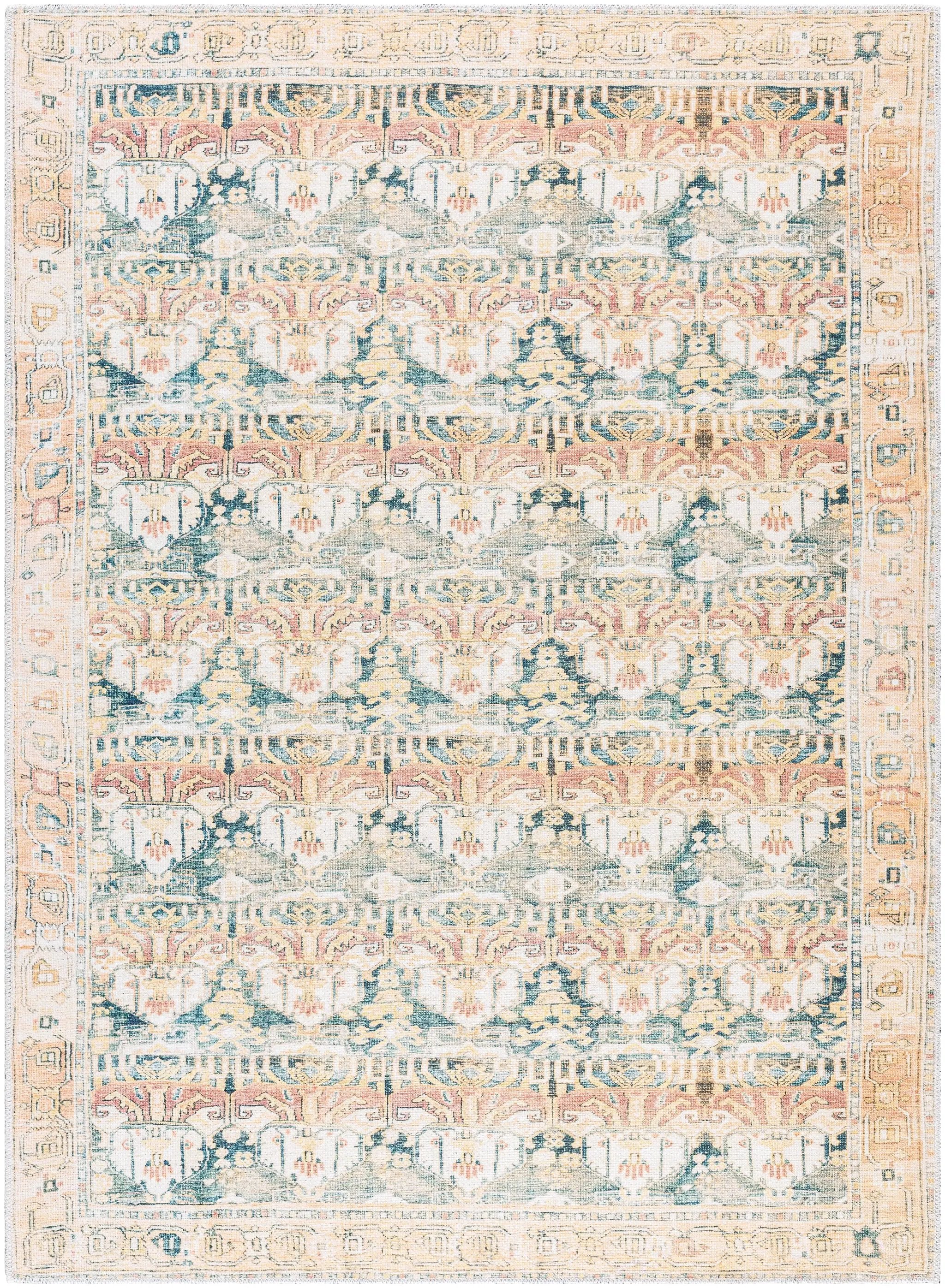 Amelie AML-2397 Medium-Green Area Rug by LIVABLISS