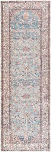 Amelie AML-2399 Pale-Blue Area Rug by LIVABLISS