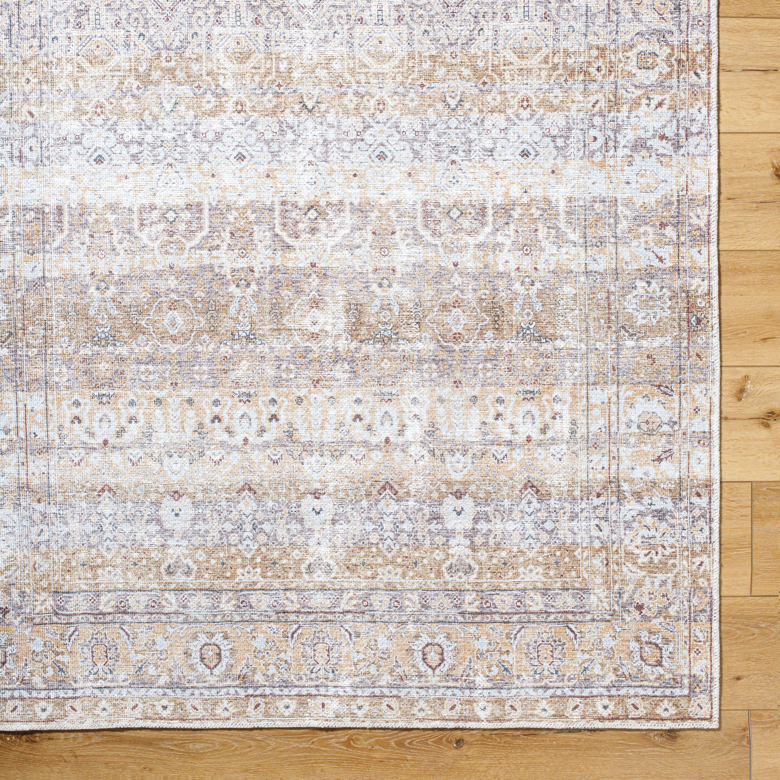 Surya Amelie AML-2400 Beige Machine Washable Area Rug by LIVABLISS