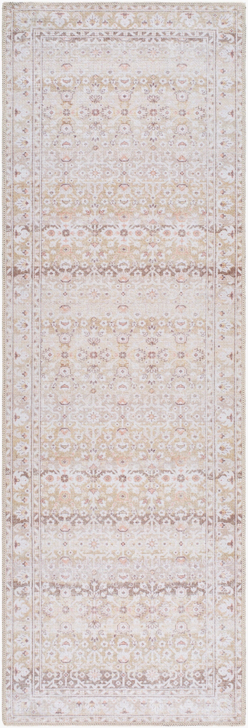 Surya Amelie AML-2401 Cream Machine Washable Area Rug by LIVABLISS