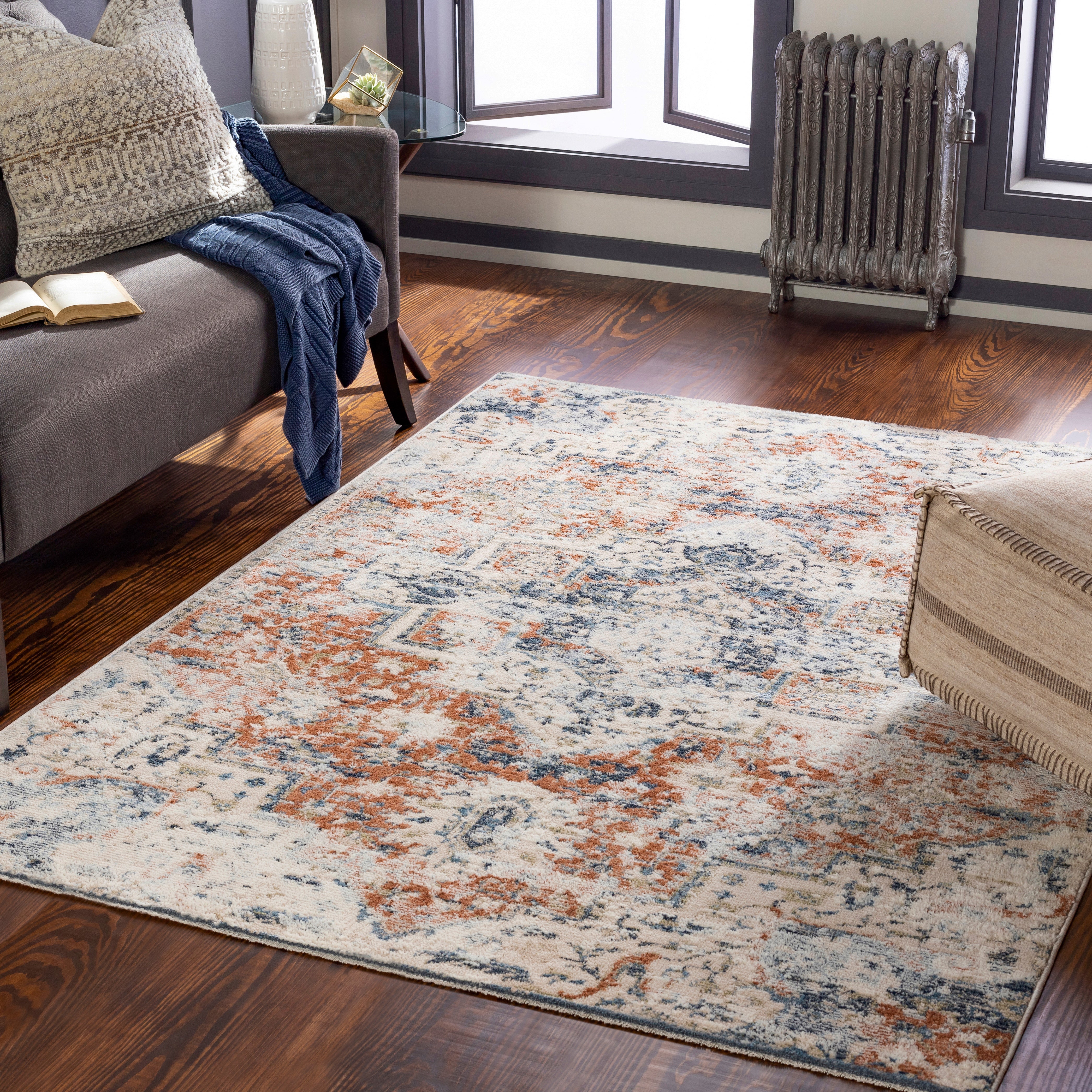 Surya Amore AMO-2311 Navy Area Rug by LIVABLISS