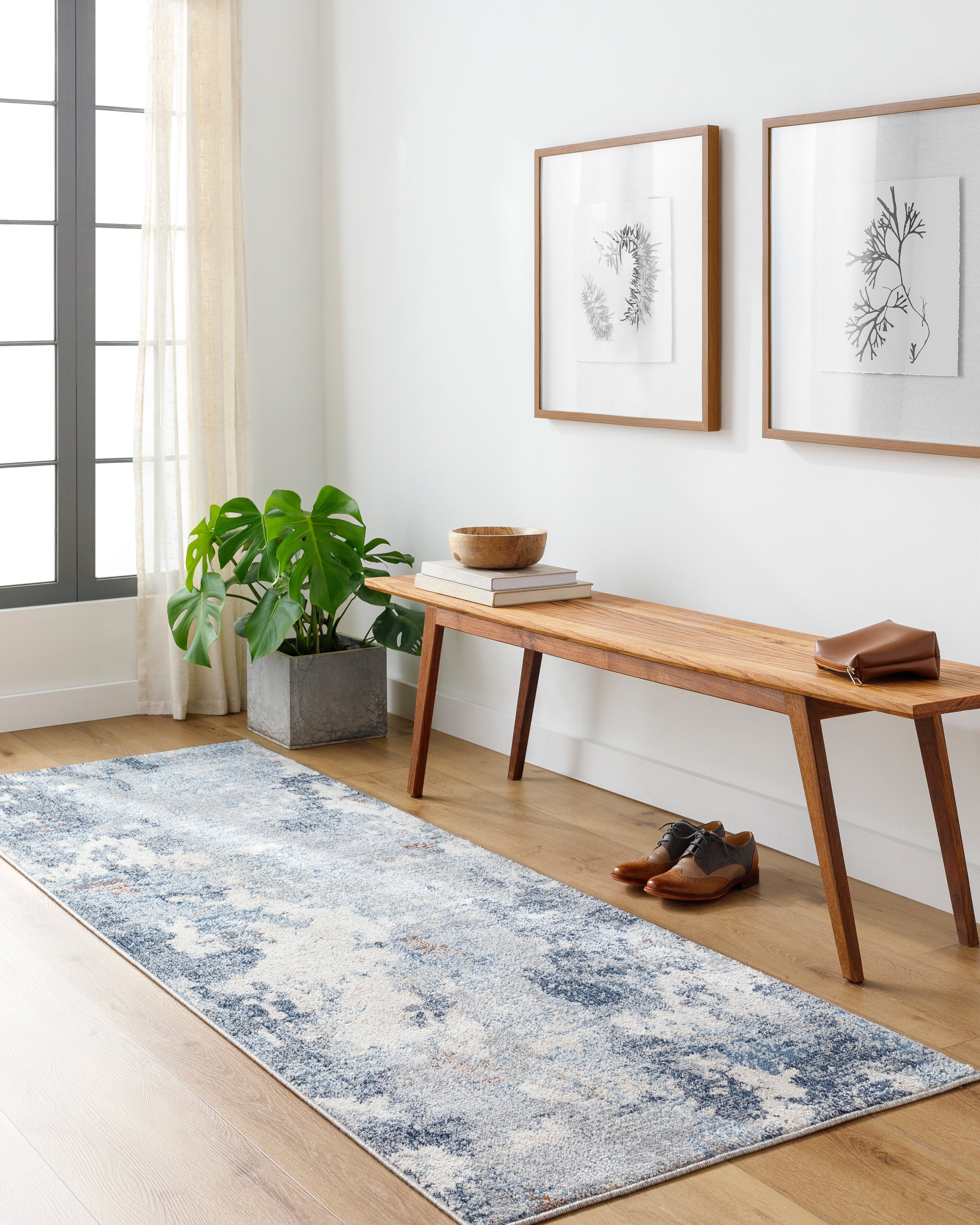 Surya Amore AMO-2341 Deep Teal Area Rug by LIVABLISS