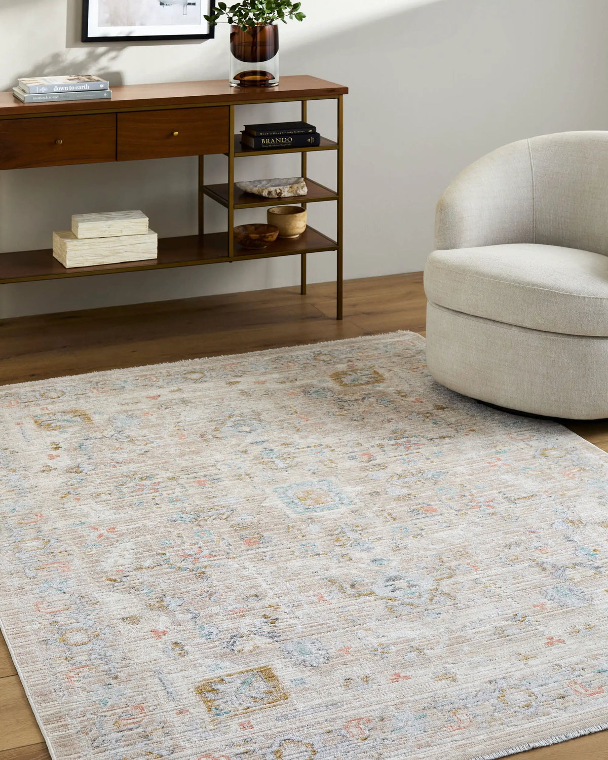 LIVABLISS Amir AMR-2302 Beige Area Rug