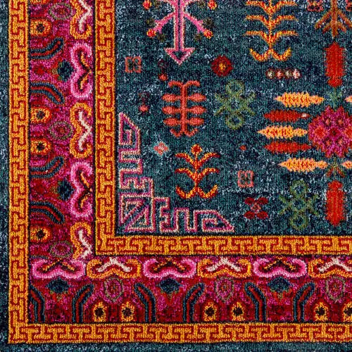 Anika ANI-1005 Blue Area Rug by LIVABLISS