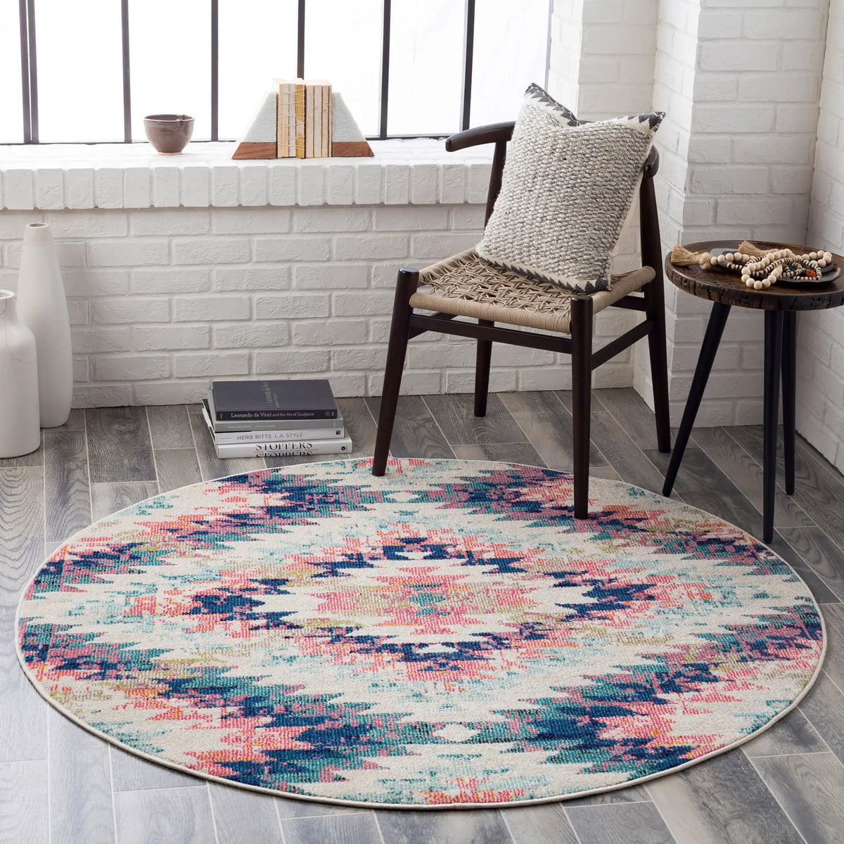 LIVABLISS Anika ANI-1027 White Area Rug