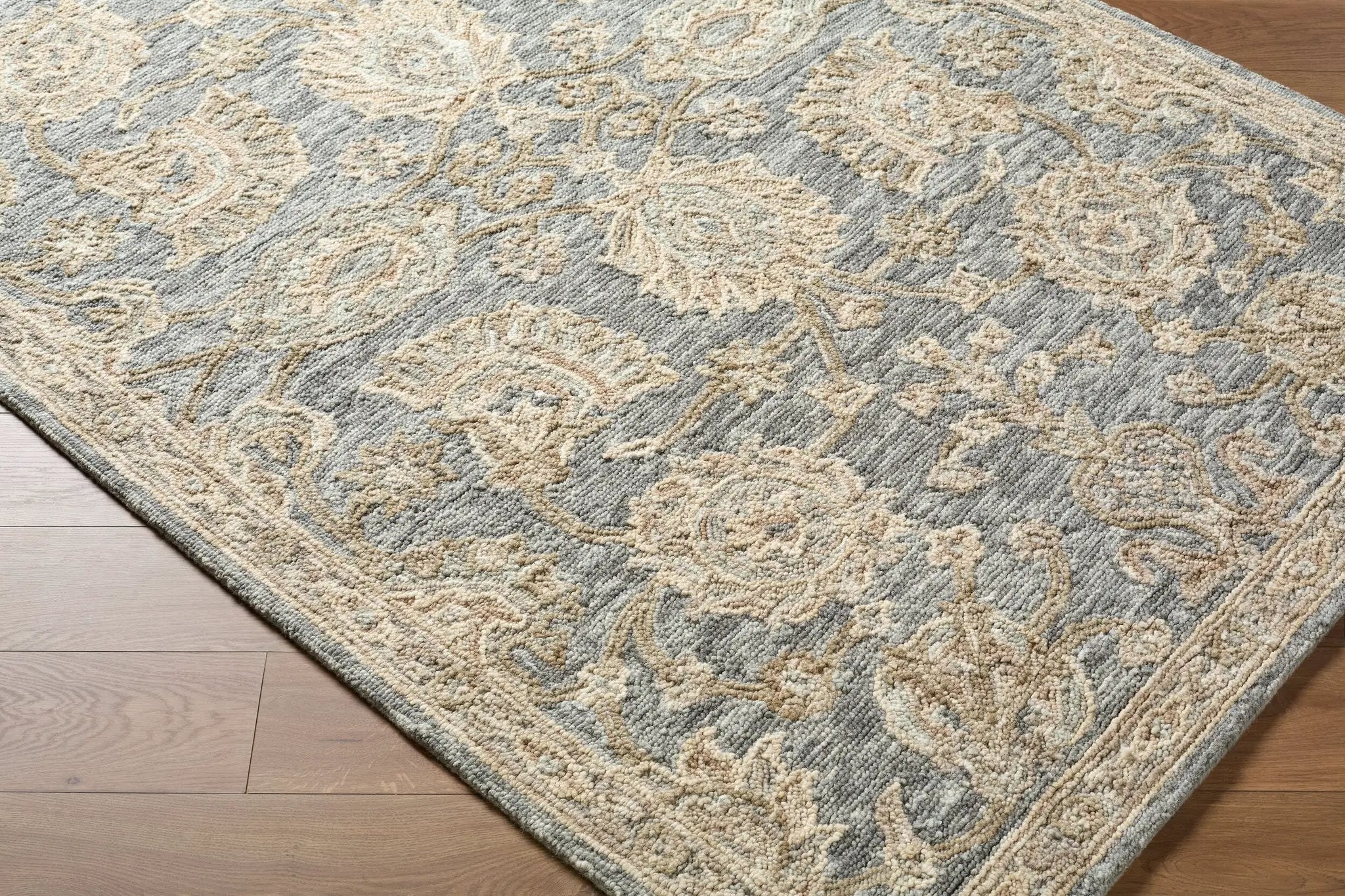 Arnold AOD-2300 Slate-Gray Area Rug by LIVABLISS