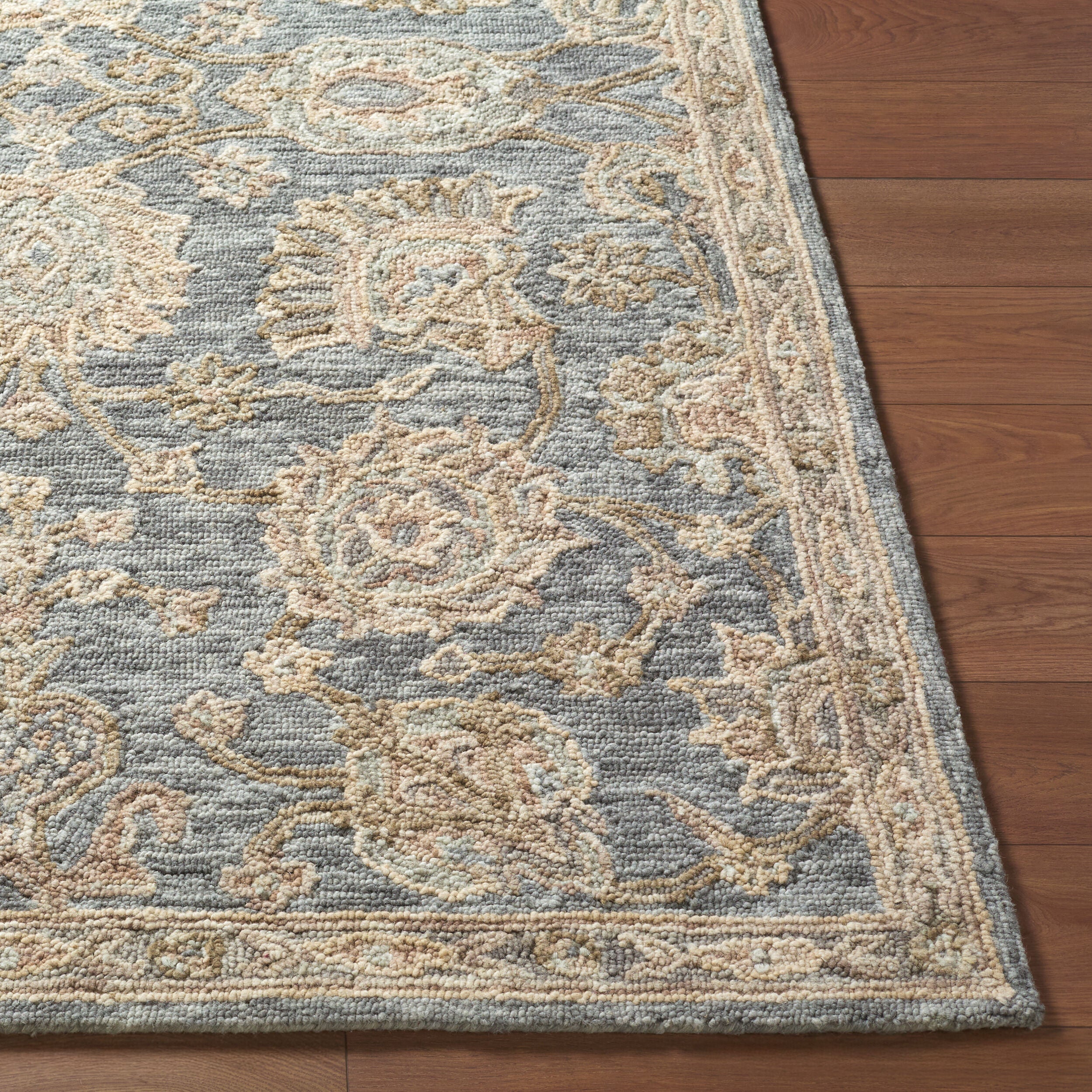 Livabliss Arnold AOD-2300 Slate Gray Area Rug by LIVABLISS