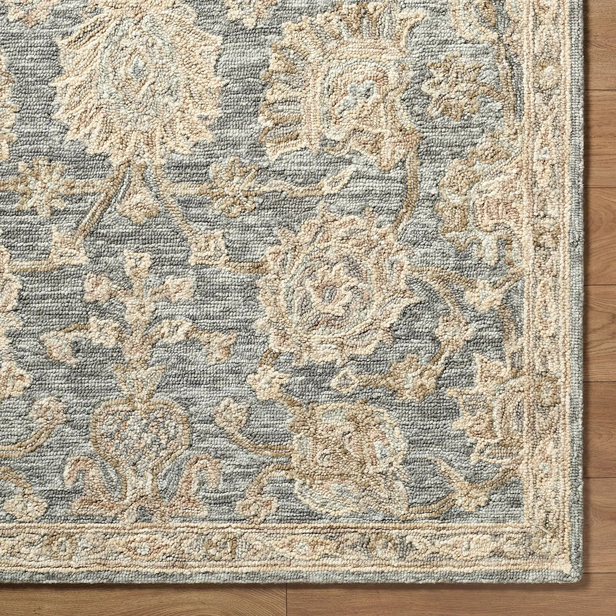 Arnold AOD-2300 Slate-Gray Area Rug by LIVABLISS