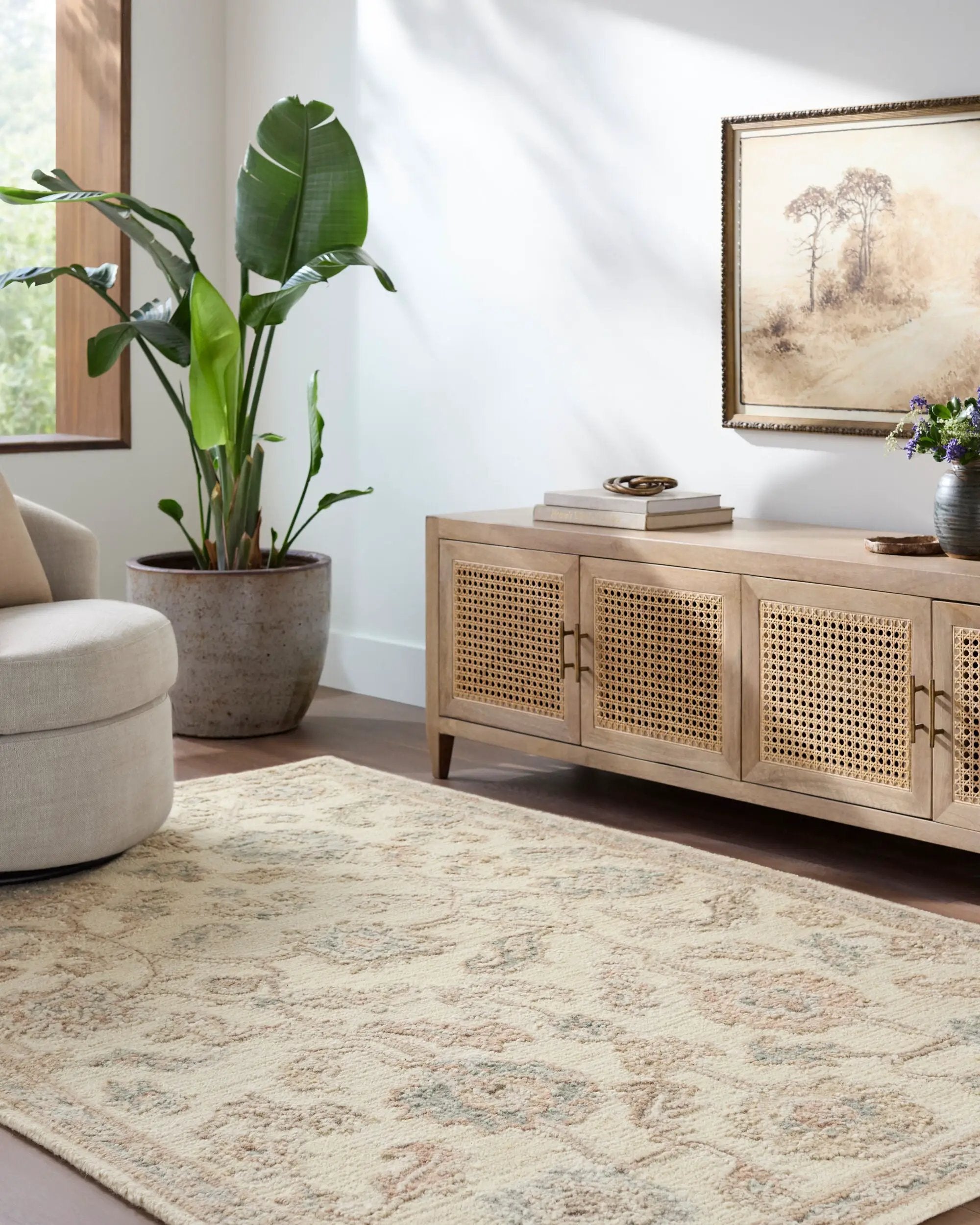 Arnold AOD-2301 Ivory Area Rug by LIVABLISS