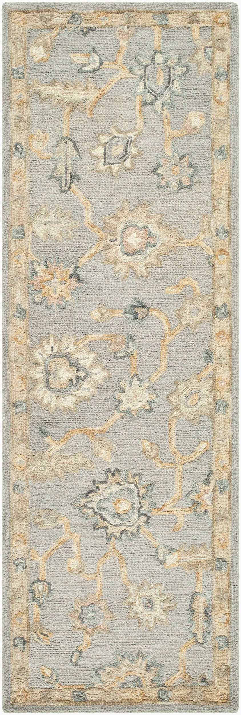Arnold AOD-2303 Pewter Area Rug by LIVABLISS