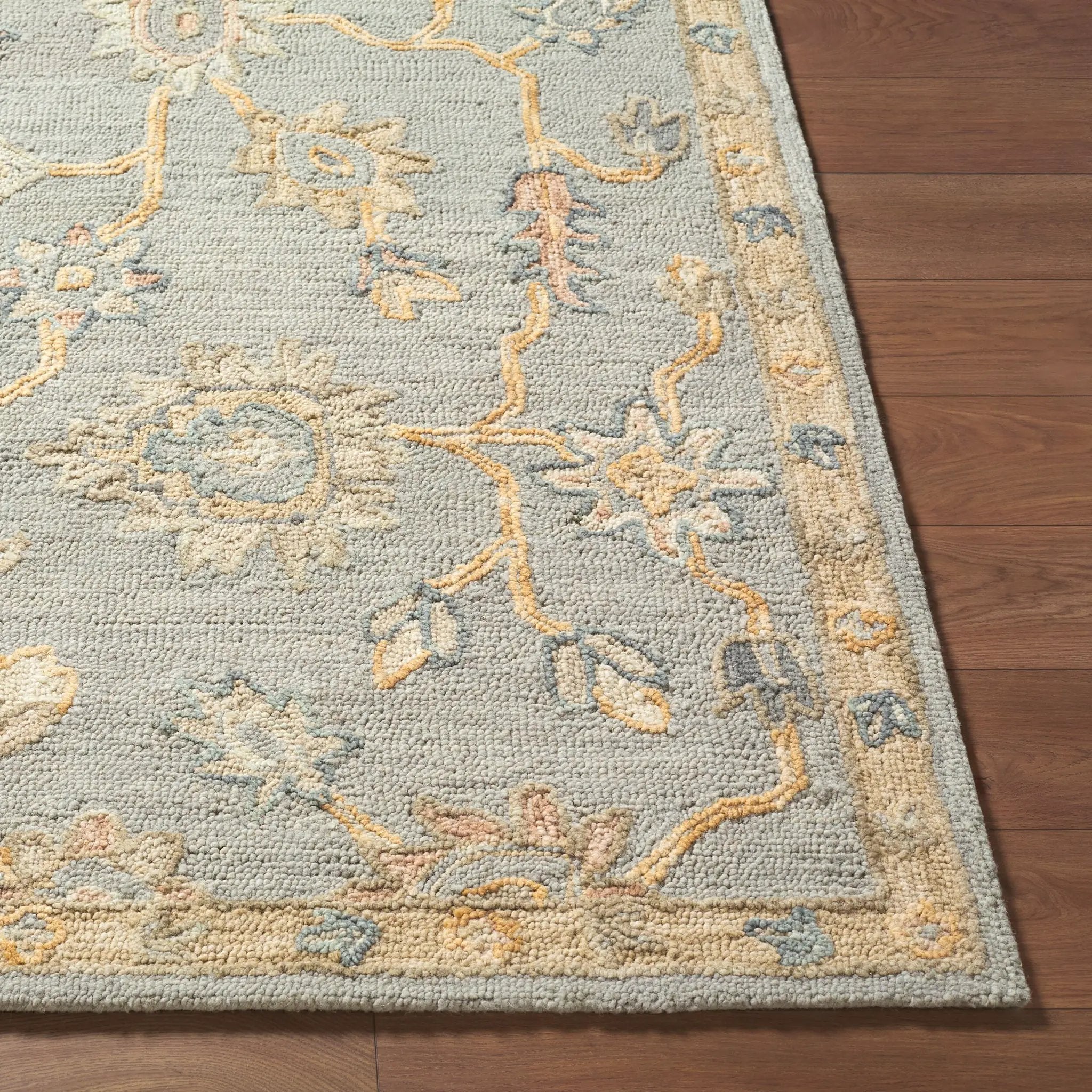 Arnold AOD-2303 Pewter Area Rug by LIVABLISS