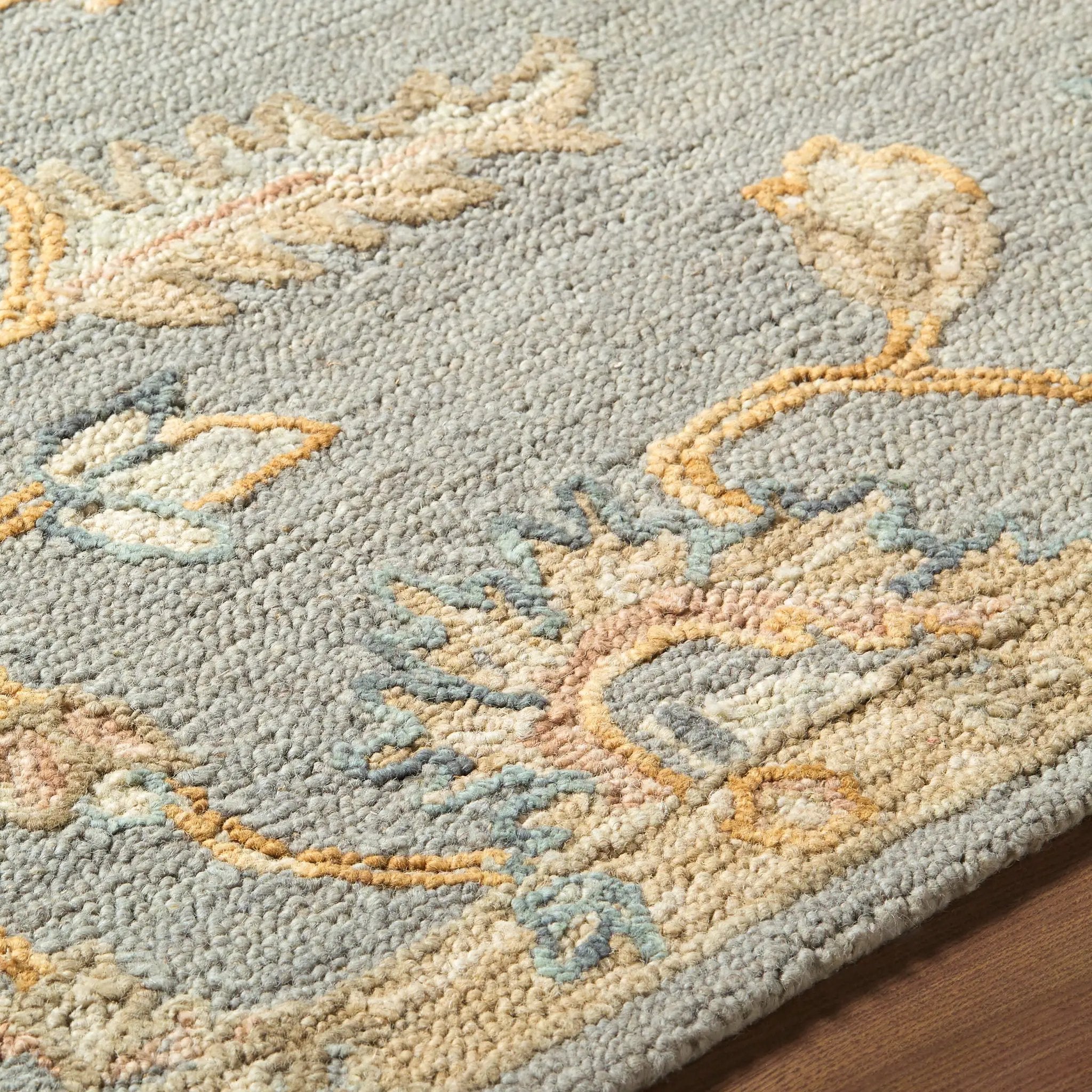 Arnold AOD-2303 Pewter Area Rug by LIVABLISS