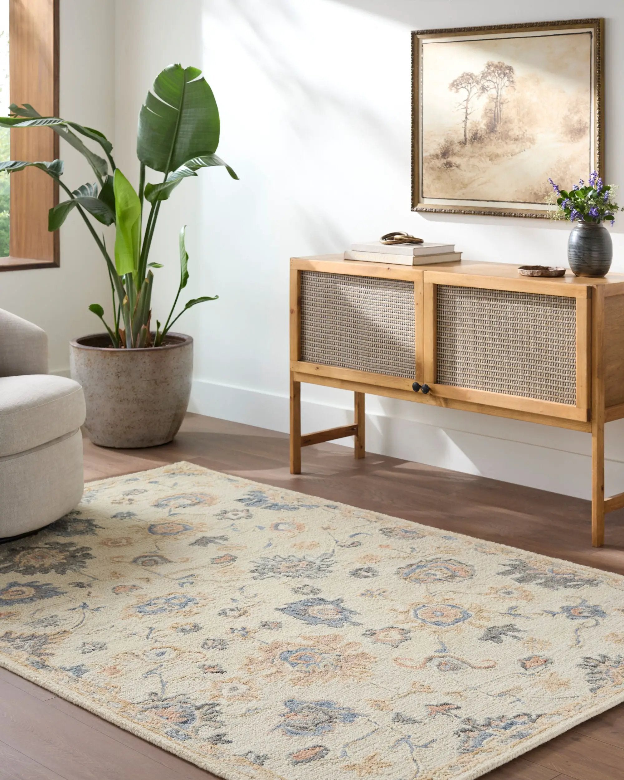 Arnold AOD-2304 Ivory Area Rug by LIVABLISS