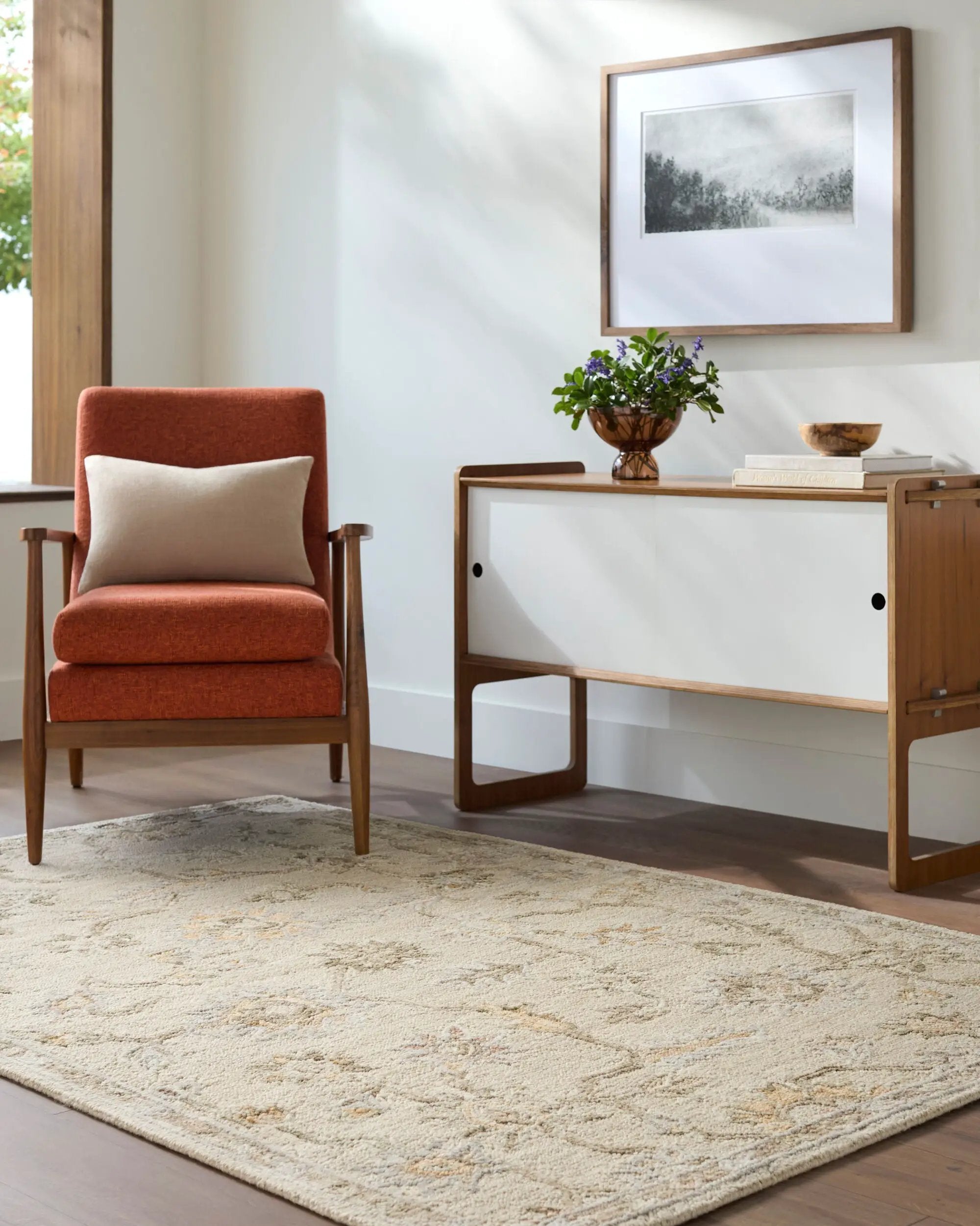 Arnold AOD-2305 Ivory Area Rug by LIVABLISS