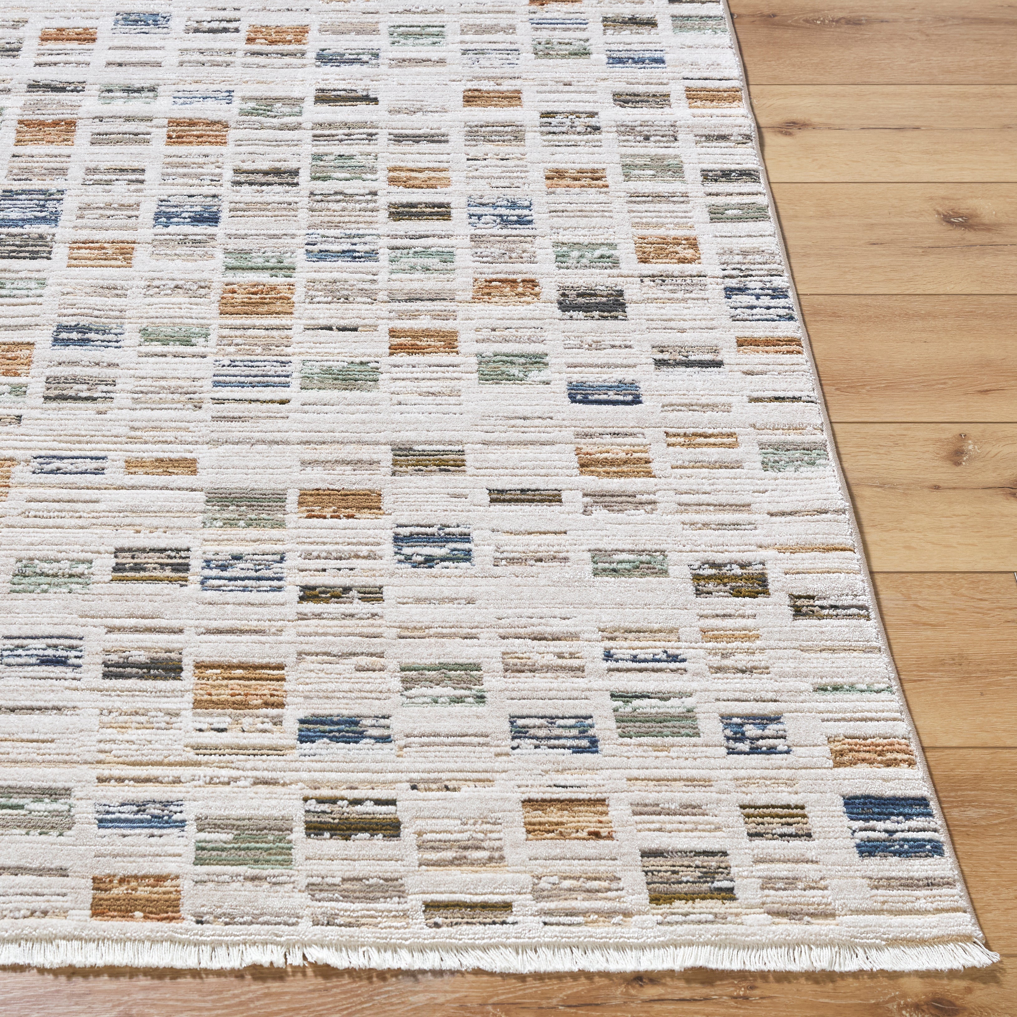 Surya Alston AON-2307 Ivory Machine Washable Area Rug by LIVABLISS