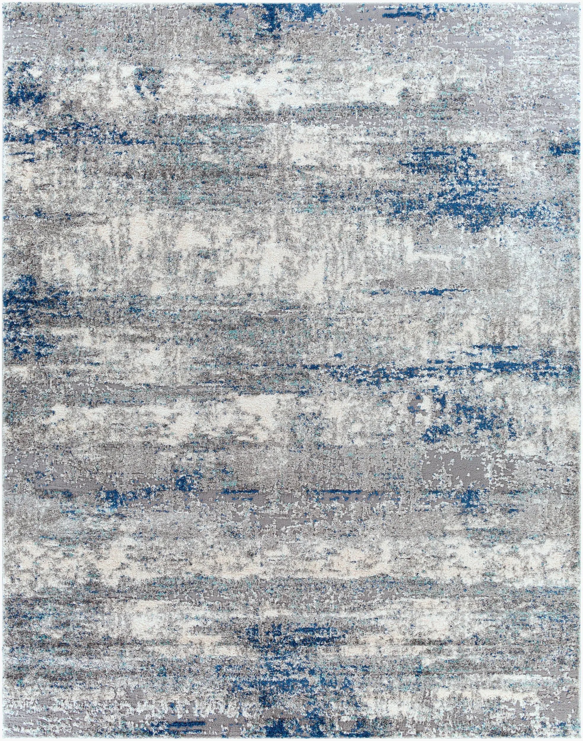 Andorra ARD-2301 Dark Blue Area Rug by LIVABLISS